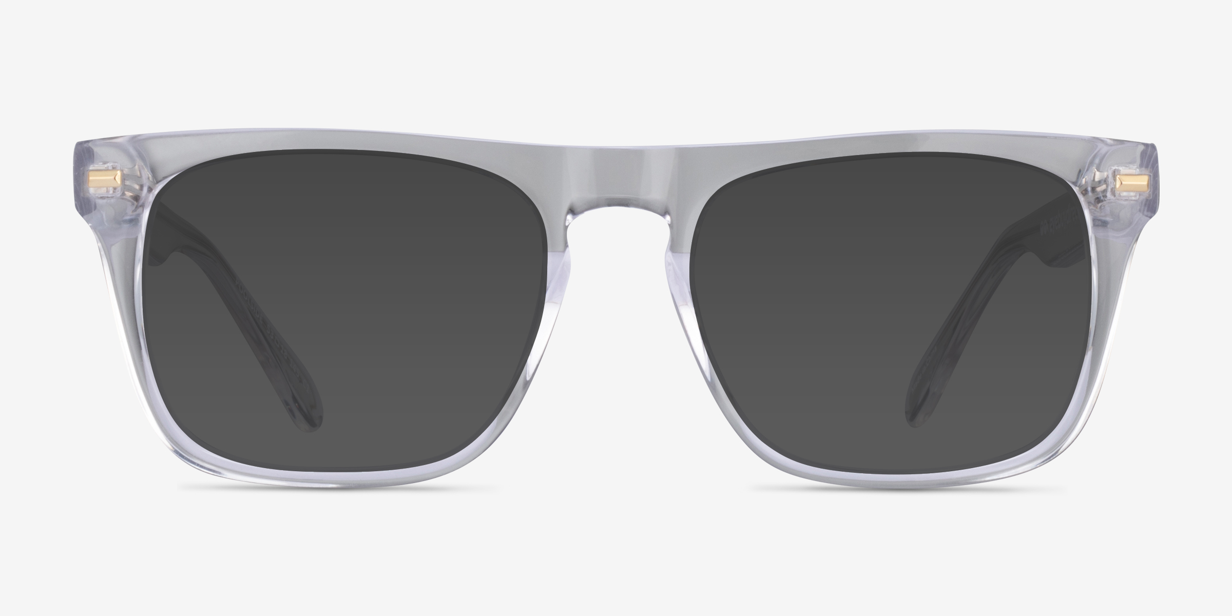 Poolside Transparent AcétateSoleil de Lunette de vue d'EyeBuyDirect, Vue de Face