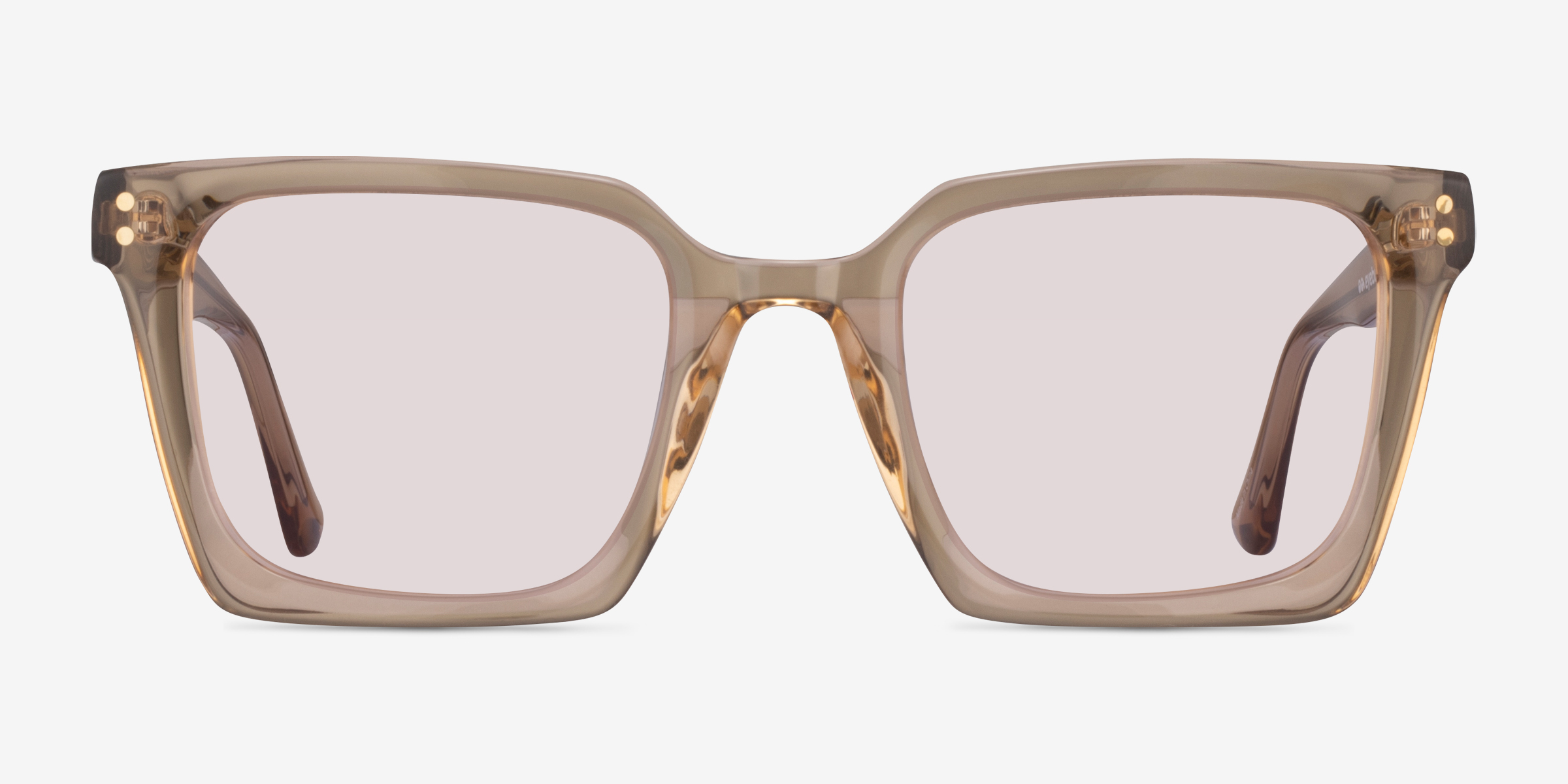 Cabana Translusant Beige AcétateSoleil de Lunette de vue d'EyeBuyDirect, Vue de Face