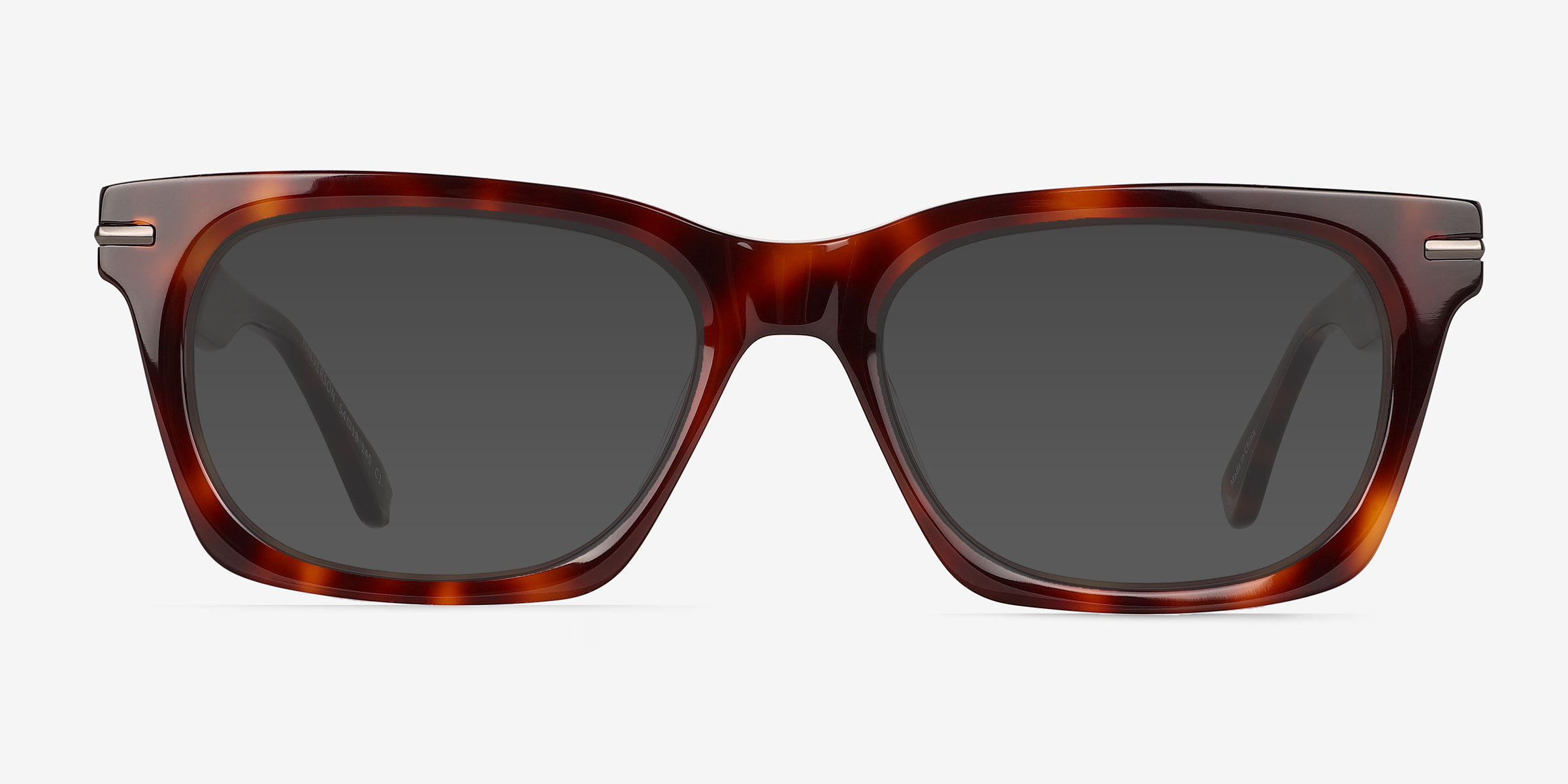 Halverson Écailles AcétateSoleil de Lunette de vue d'EyeBuyDirect, Vue de Face