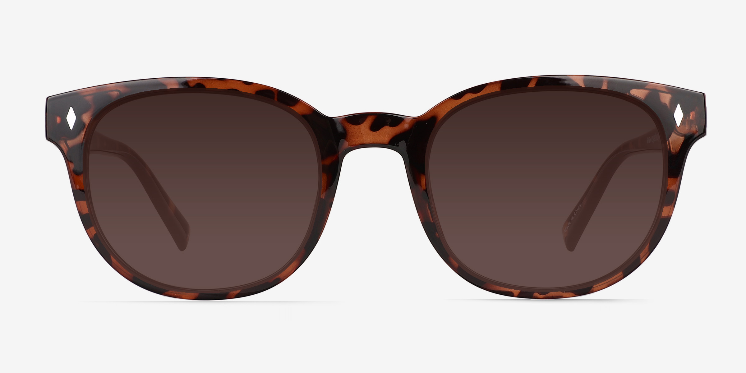 Seabright Écailles PlastiqueSoleil de Lunette de vue d'EyeBuyDirect, Vue de Face