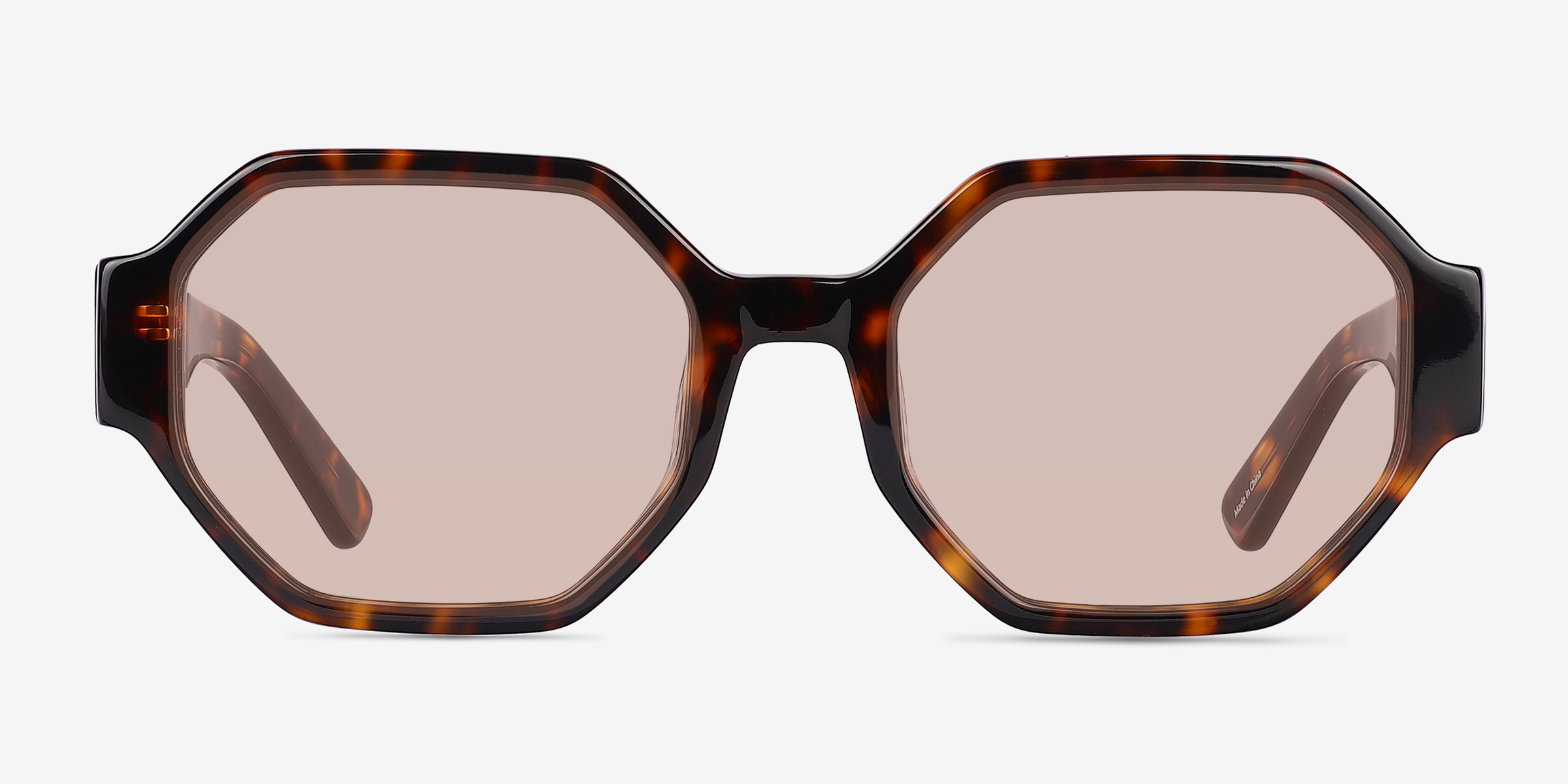 Mirror Écailles AcétateSoleil de Lunette de vue d'EyeBuyDirect, Vue de Face