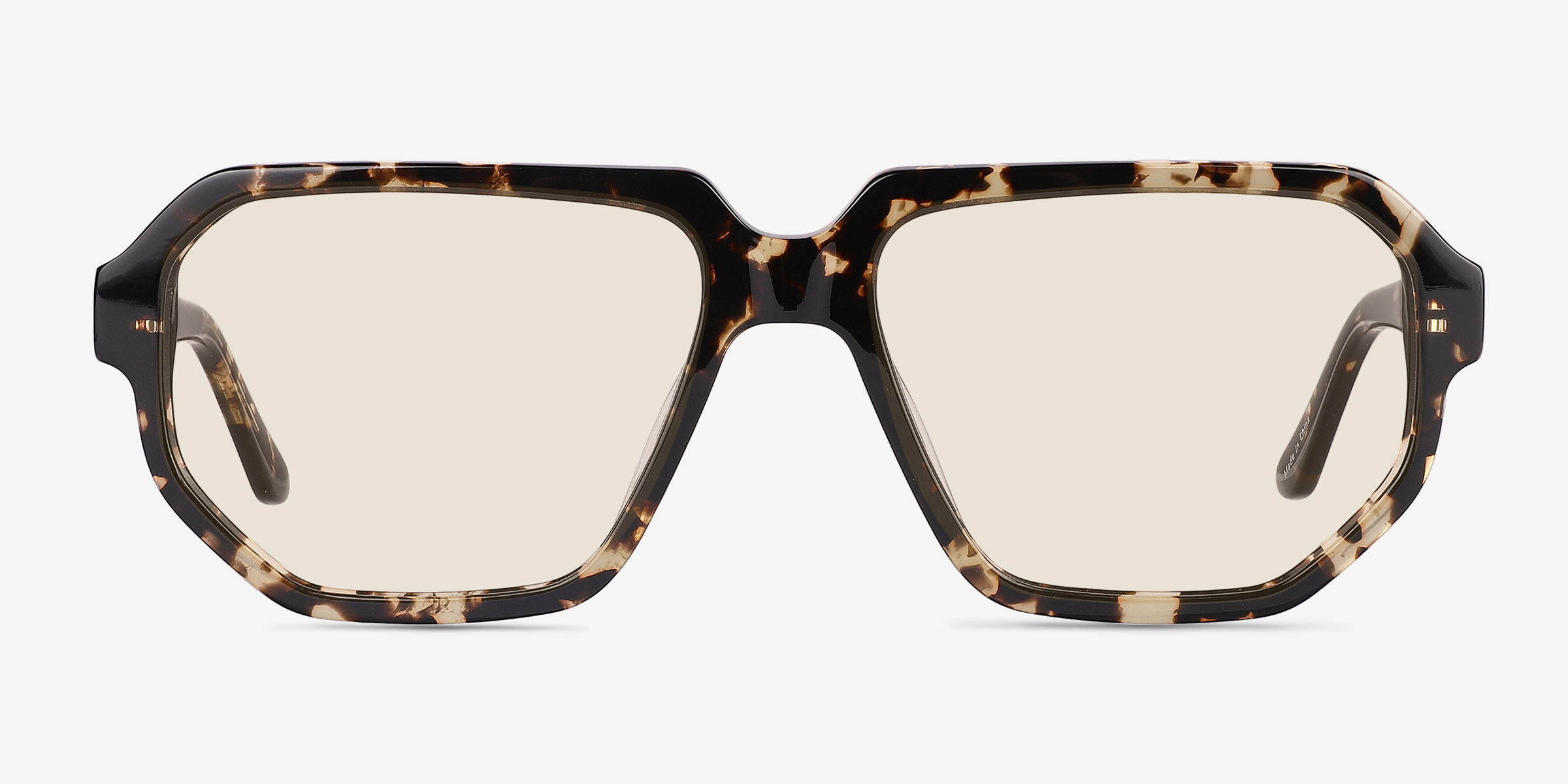 Giorgio Spotty Tortoise AcétateSoleil de Lunette de vue d'EyeBuyDirect, Vue de Face