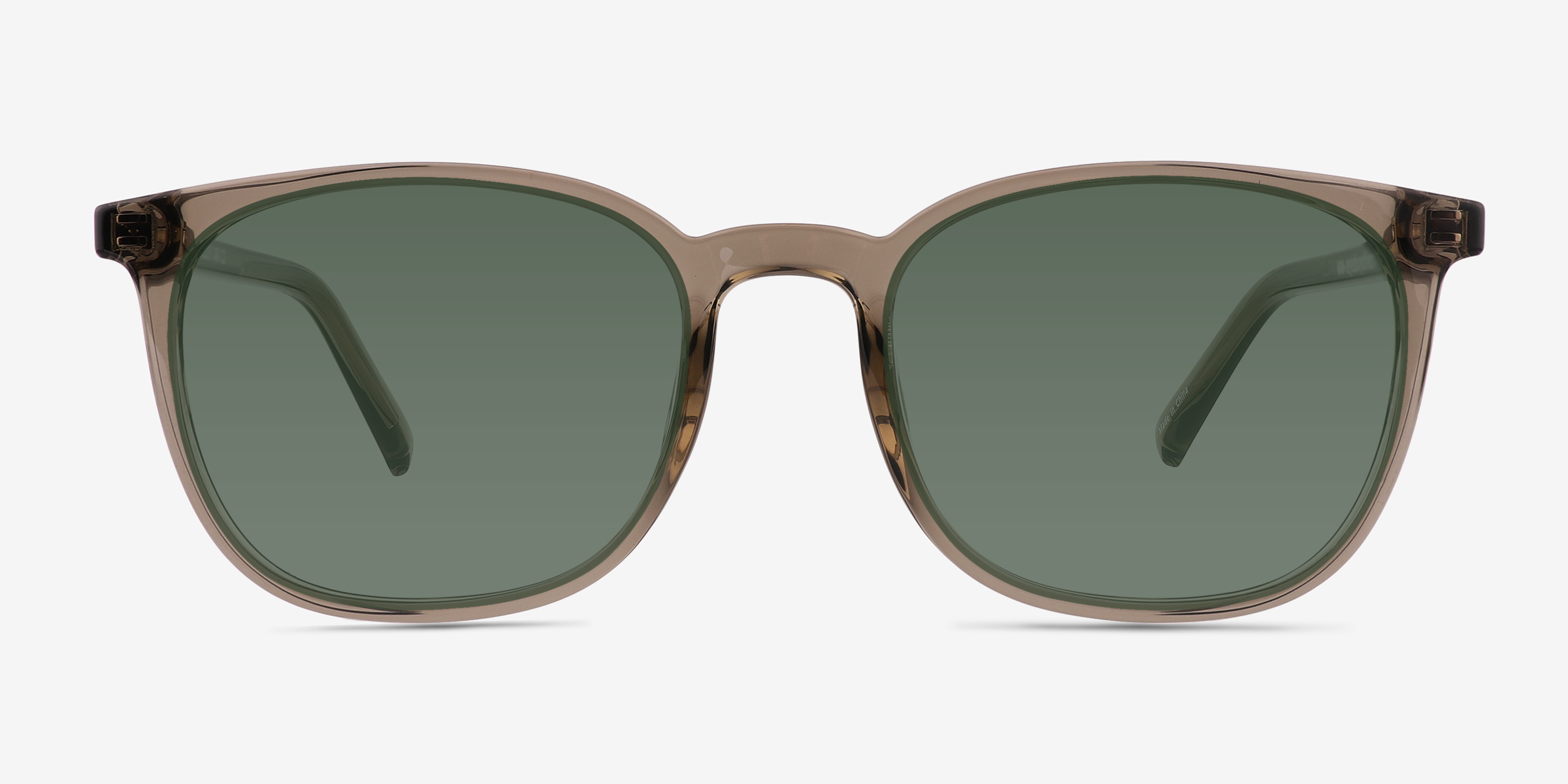 Redwood Crystal Smoke PlastiqueSoleil de Lunette de vue d'EyeBuyDirect, Vue de Face