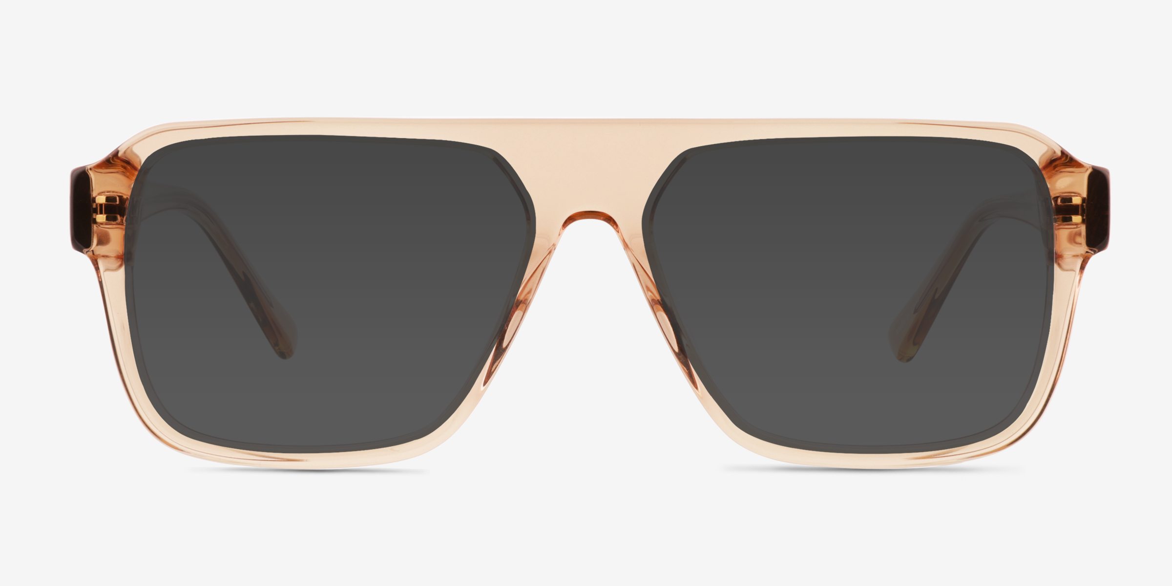 Orin Crystal Brown Éco-responsableSoleil de Lunette de vue d'EyeBuyDirect, Vue de Face