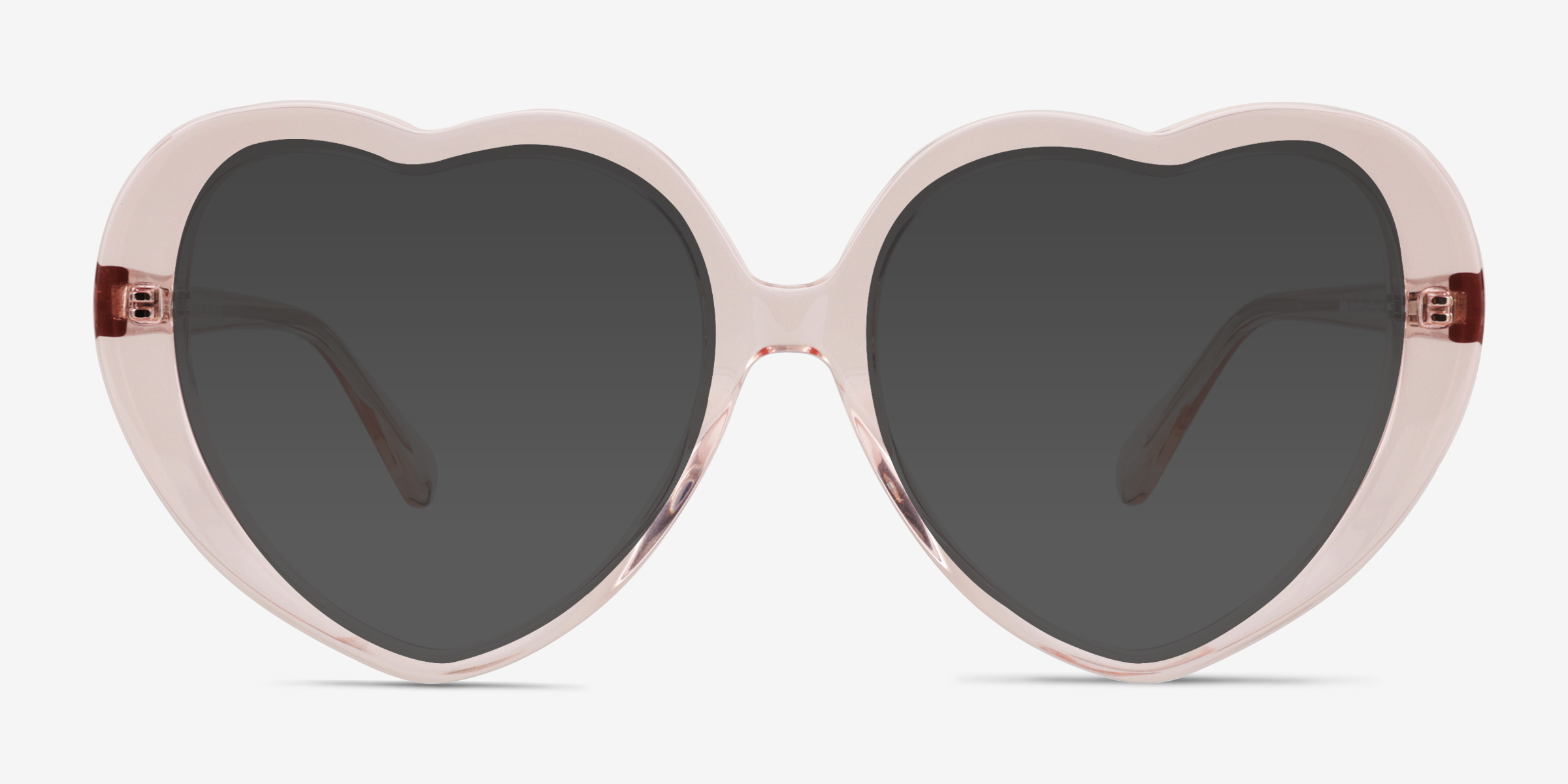 Suki Sun Crystal Champagne AcétateSoleil de Lunette de vue d'EyeBuyDirect, Vue de Face