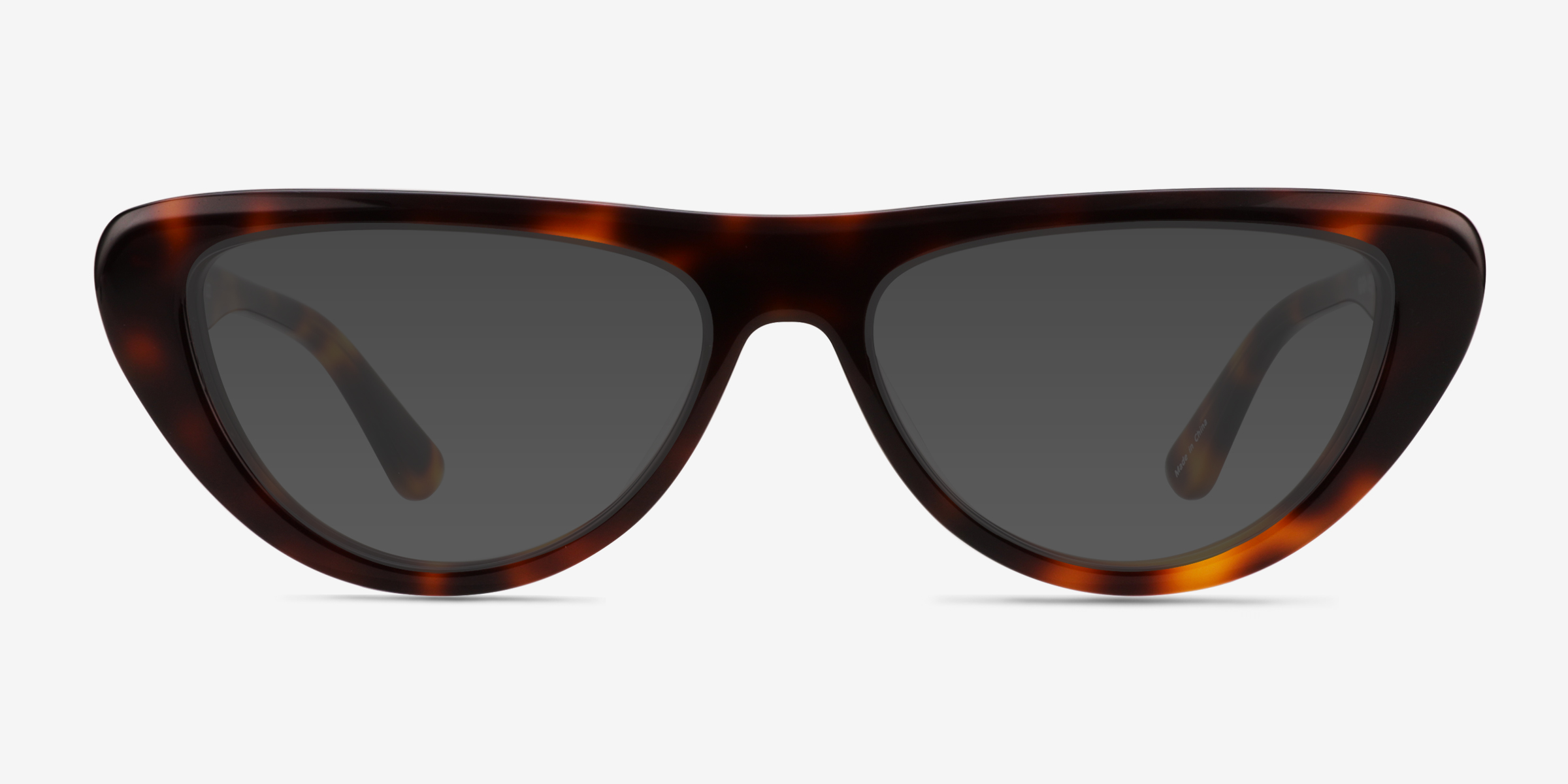 Cayla Tortoise AcétateSoleil de Lunette de vue d'EyeBuyDirect, Vue de Face