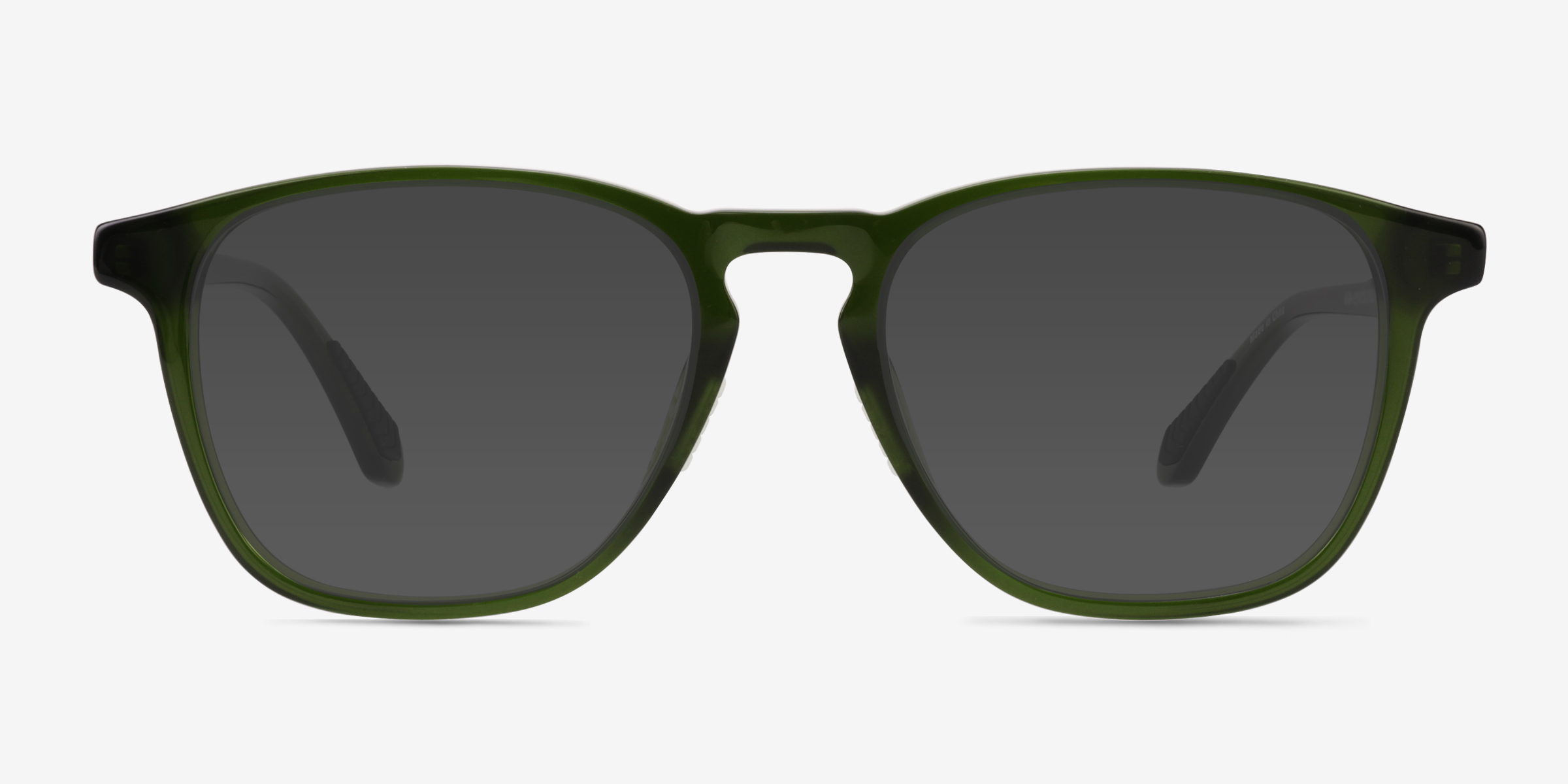 Tackle Crystal Green AcétateSoleil de Lunette de vue d'EyeBuyDirect, Vue de Face