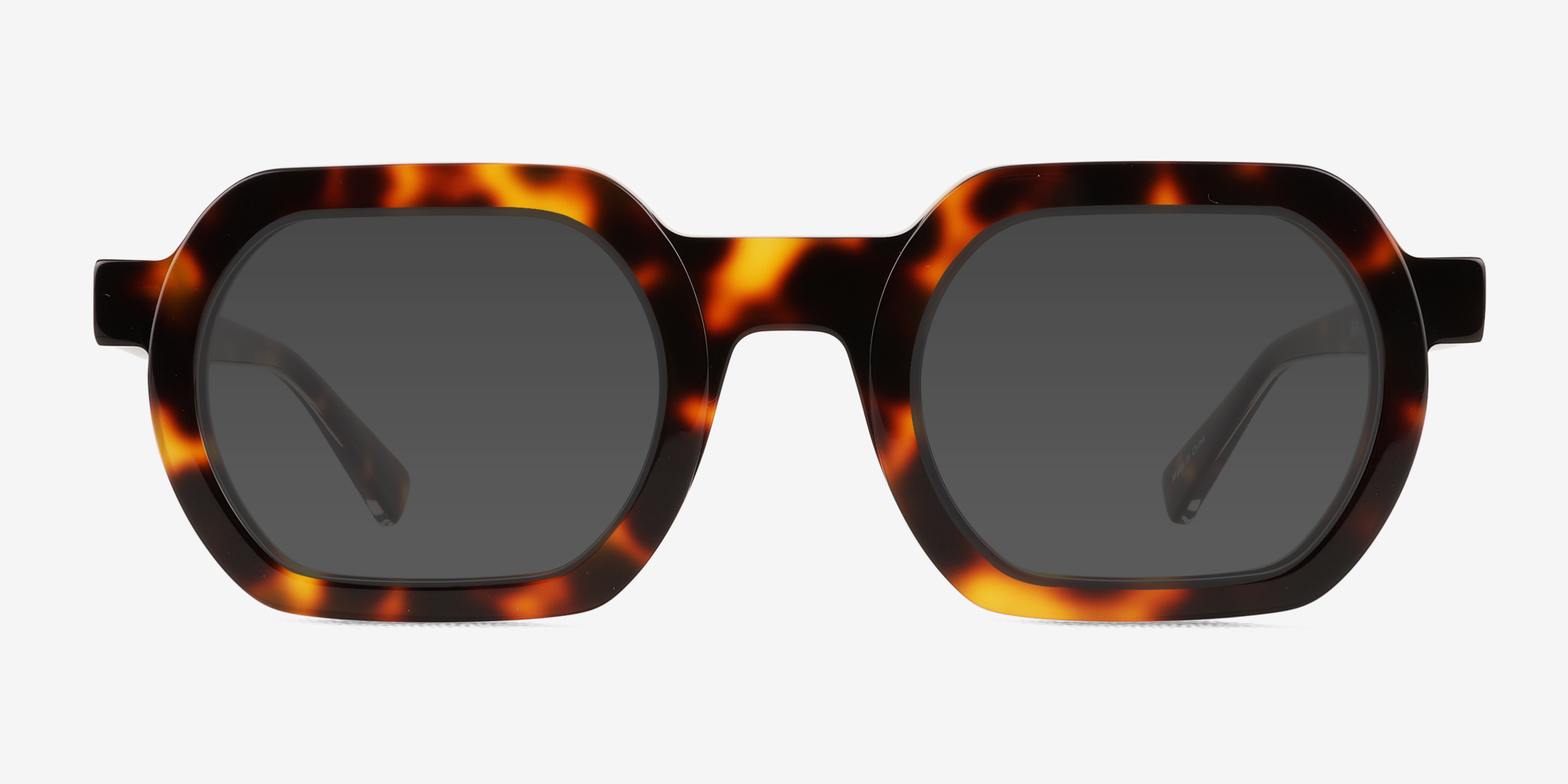 Channing Écailles AcétateSoleil de Lunette de vue d'EyeBuyDirect, Vue de Face