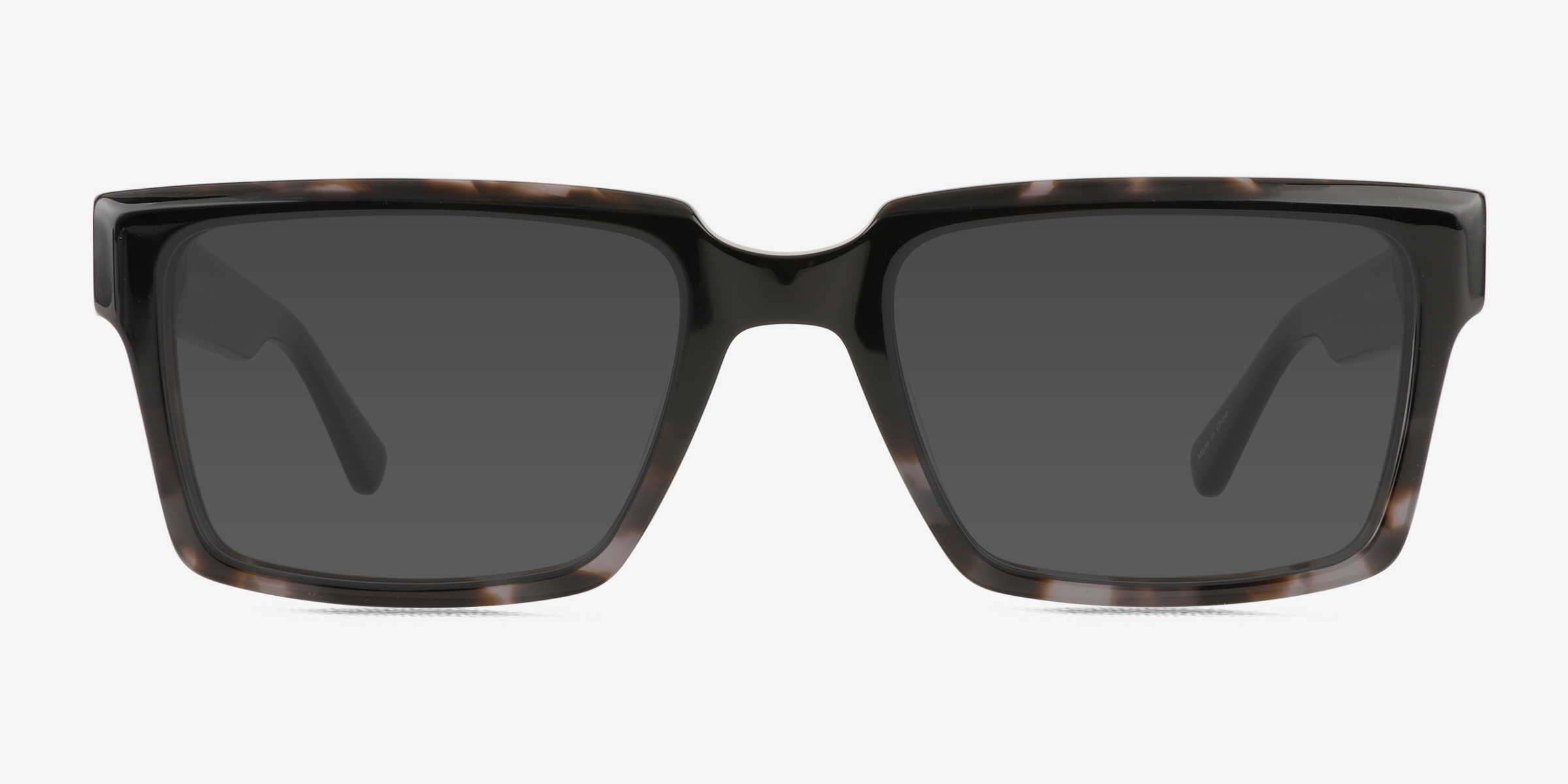 Agni Gray Tortoise AcétateSoleil de Lunette de vue d'EyeBuyDirect, Vue de Face
