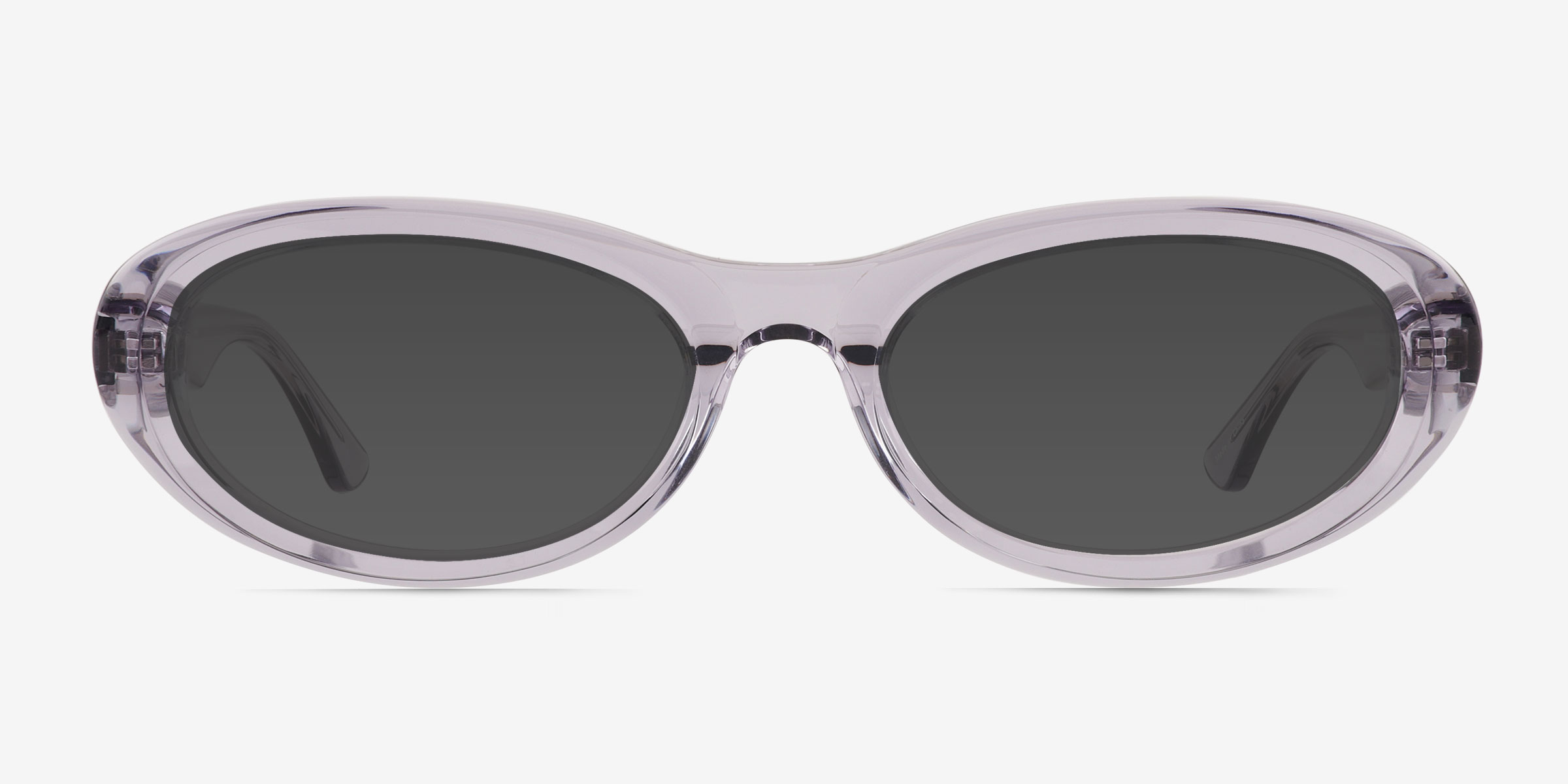 Varo Clear Gray Éco-responsableSoleil de Lunette de vue d'EyeBuyDirect, Vue de Face