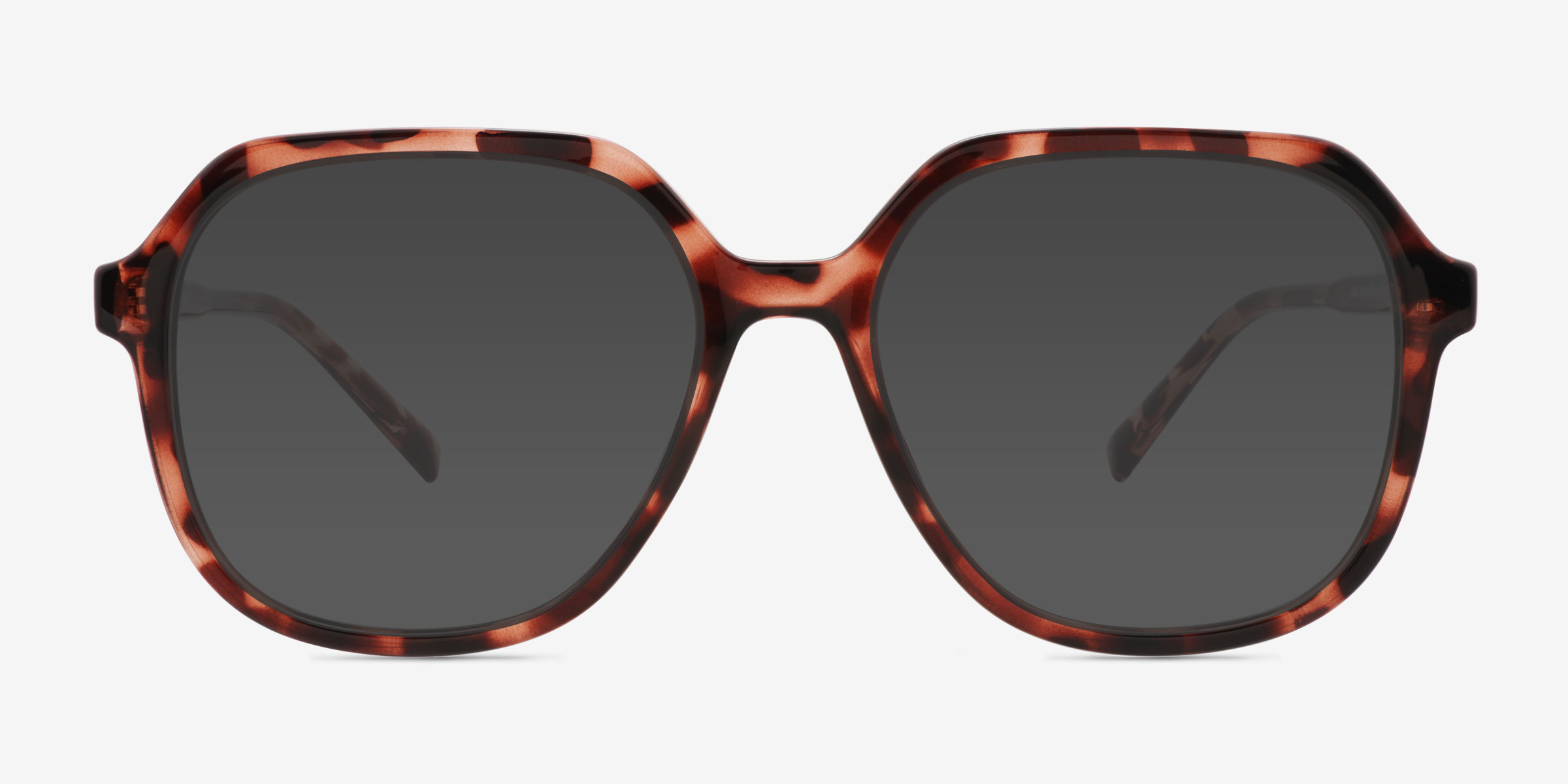 Azure Écailles PlastiqueSoleil de Lunette de vue d'EyeBuyDirect, Vue de Face