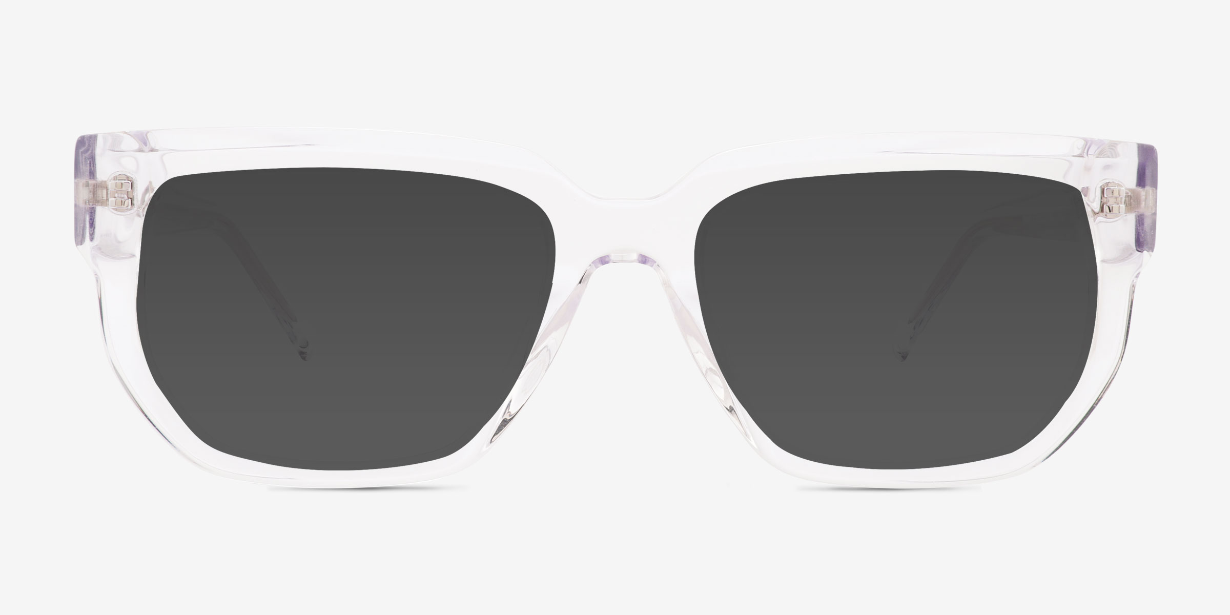 Expanse Transparent Éco-responsableSoleil de Lunette de vue d'EyeBuyDirect, Vue de Face