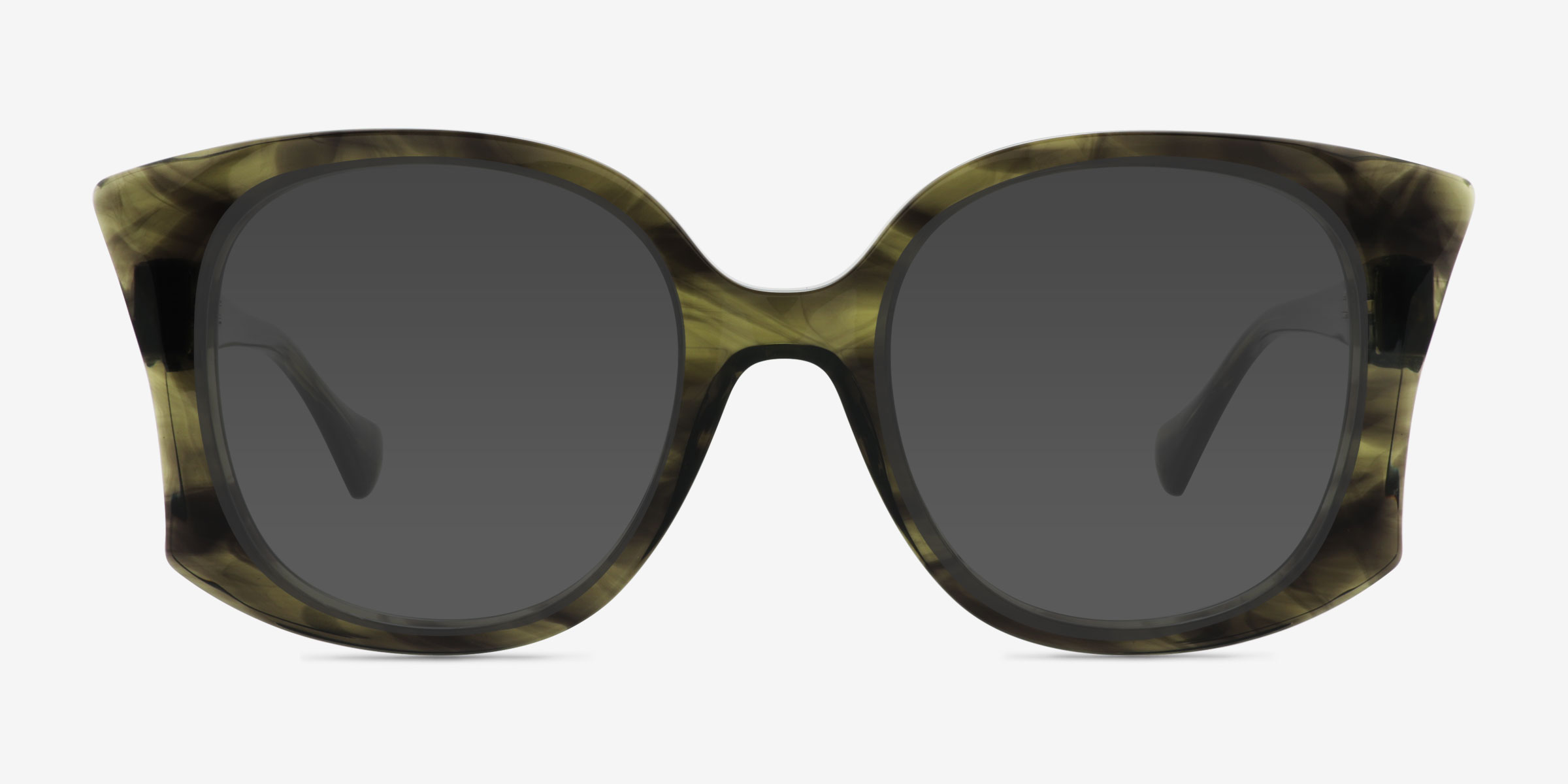 Lonomia Fleuries AcétateSoleil de Lunette de vue d'EyeBuyDirect, Vue de Face