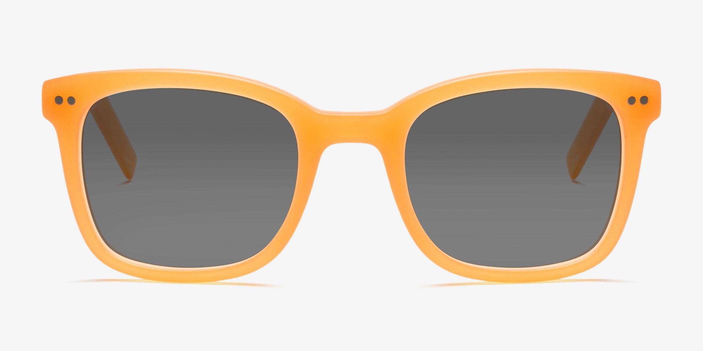 Peach Matte Orange MétalSoleil de Lunette de vue d'EyeBuyDirect, Vue de Face