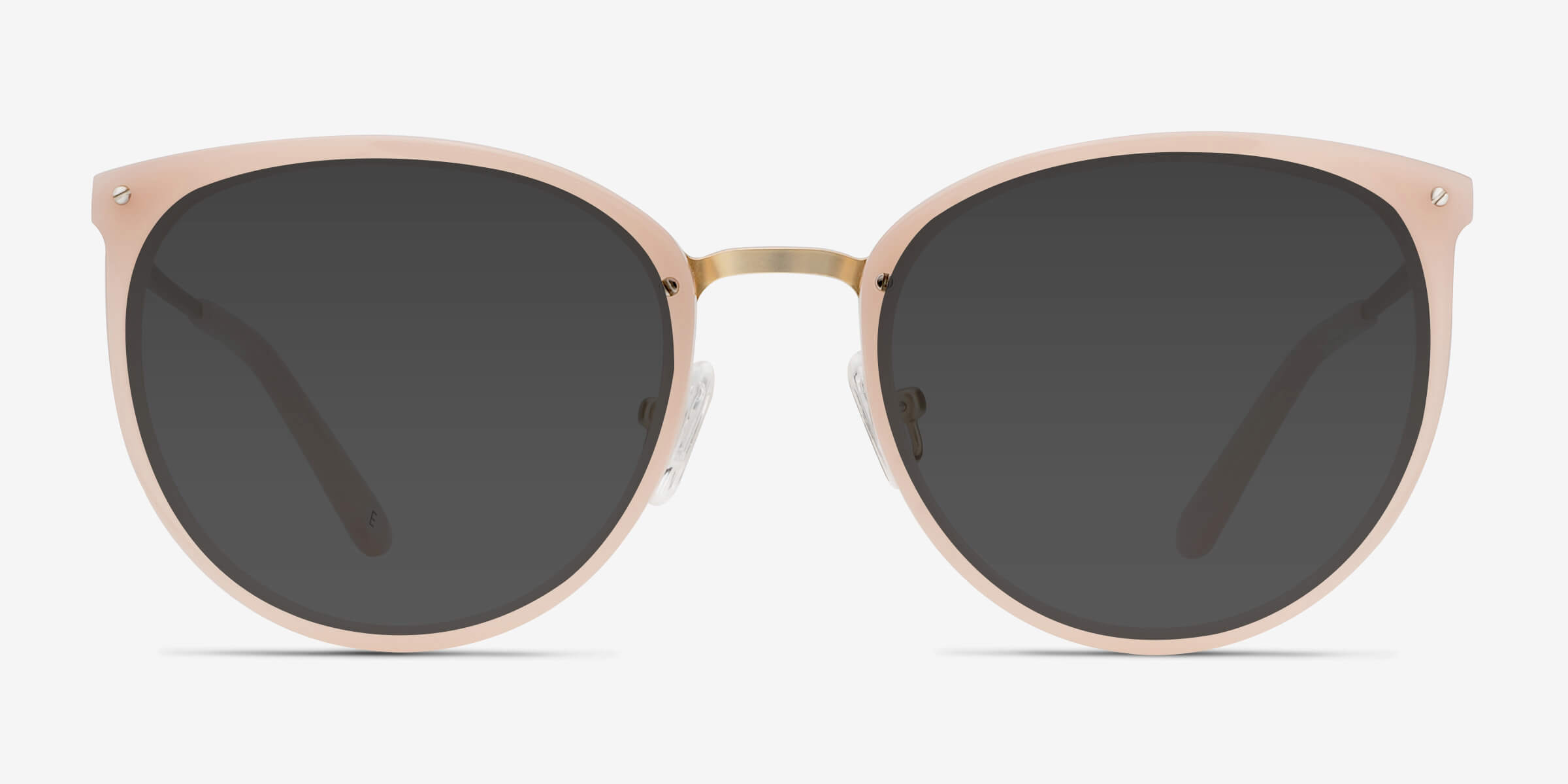 Crush Rose MétalSoleil de Lunette de vue d'EyeBuyDirect, Vue de Face