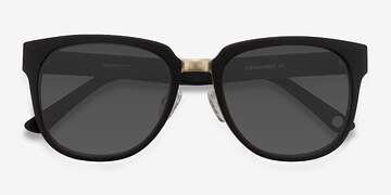 Matte Black Haute Couture -  Acetate, Metal Sunglasses
