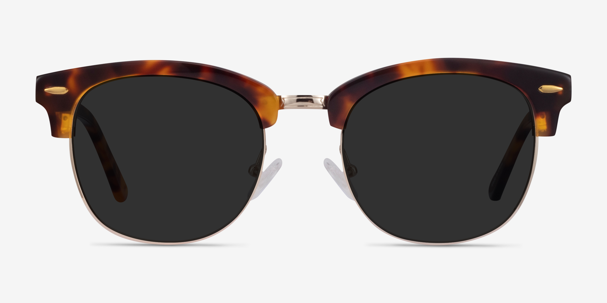 Strata Écailles Acetate-metalSoleil de Lunette de vue d'EyeBuyDirect, Vue de Face