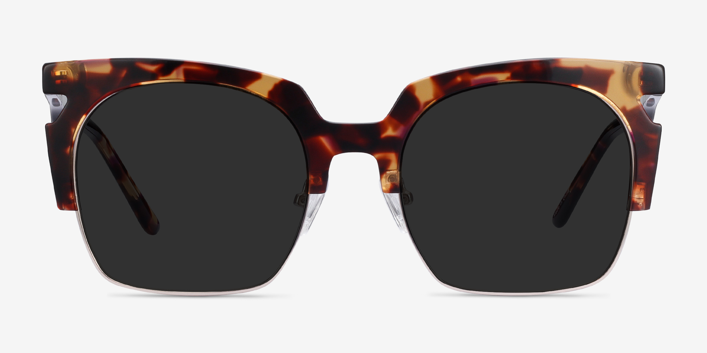 Ilsa Écailles Acetate-metalSoleil de Lunette de vue d'EyeBuyDirect, Vue de Face