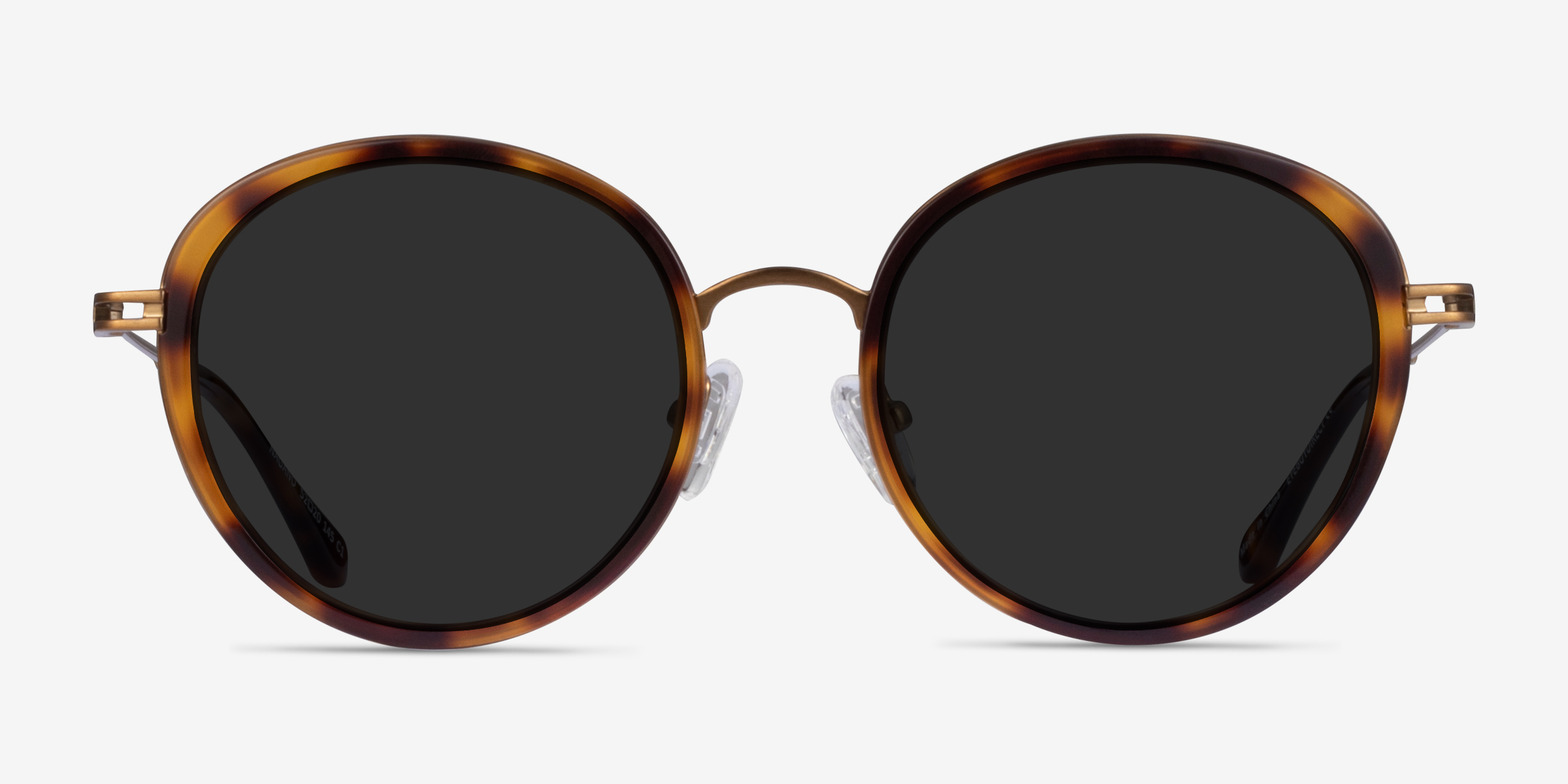 Nagano Tortoise Bronze MétalSoleil de Lunette de vue d'EyeBuyDirect, Vue de Face