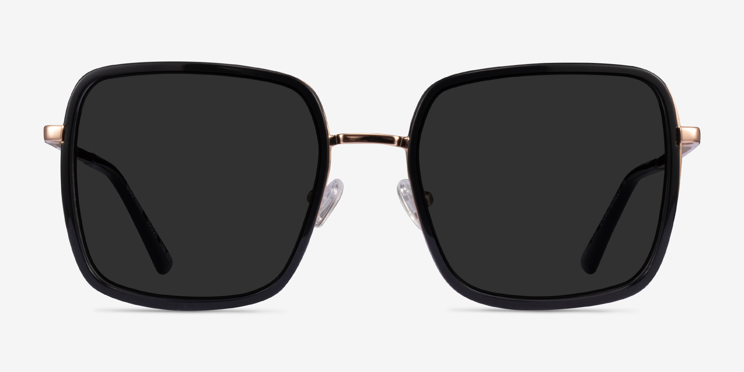 Graphene Black Gold MétalSoleil de Lunette de vue d'EyeBuyDirect, Vue de Face