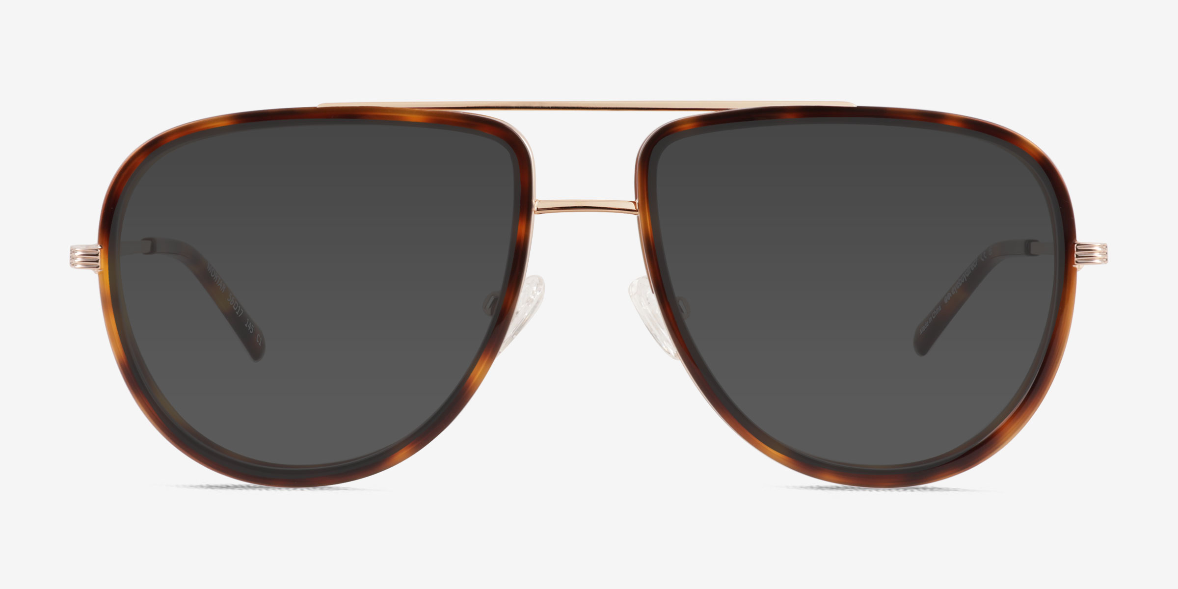 Mortar Écailles MétalSoleil de Lunette de vue d'EyeBuyDirect, Vue de Face