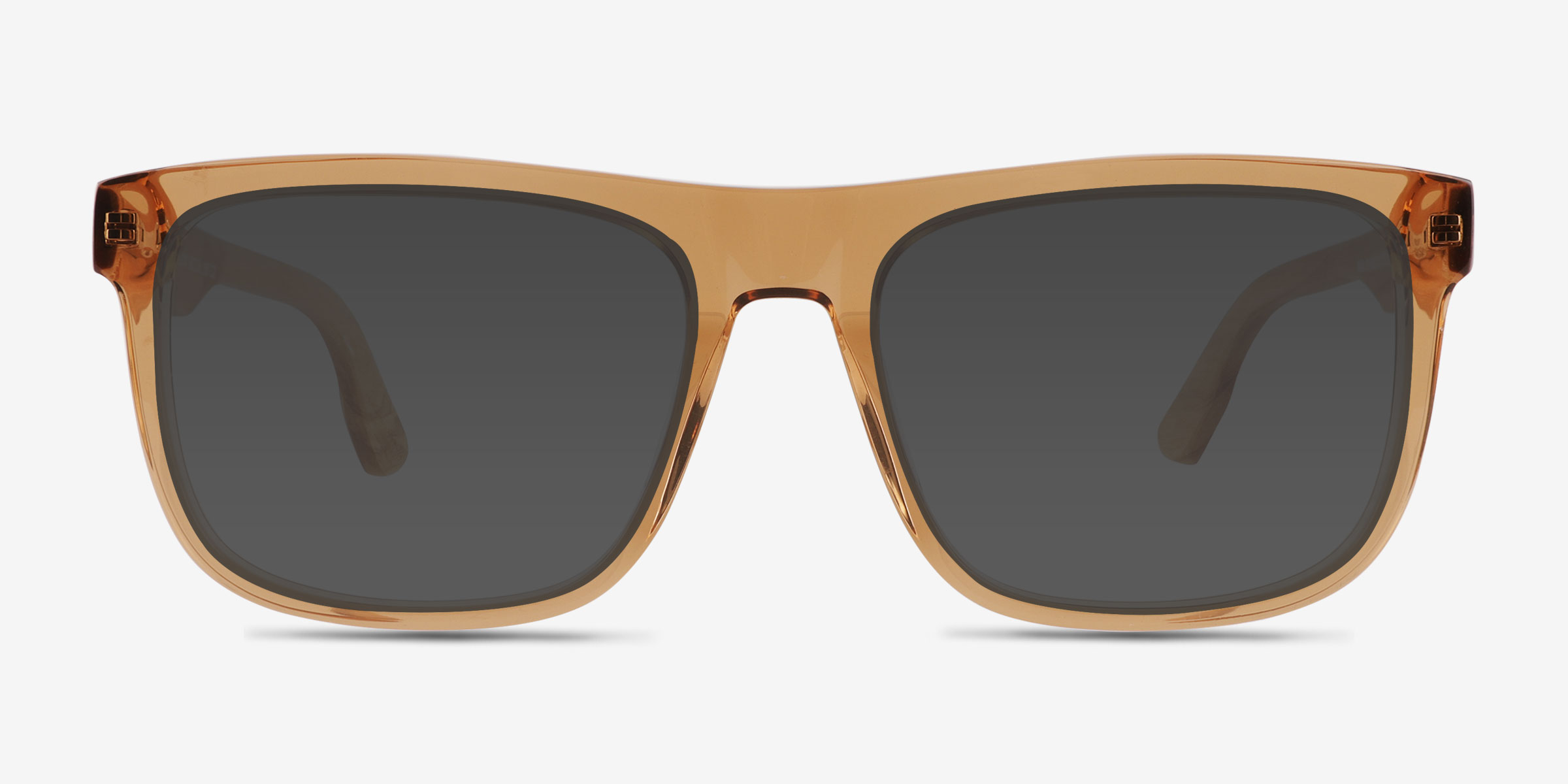 Habitat Brun Wood-textureSoleil de Lunette de vue d'EyeBuyDirect, Vue de Face