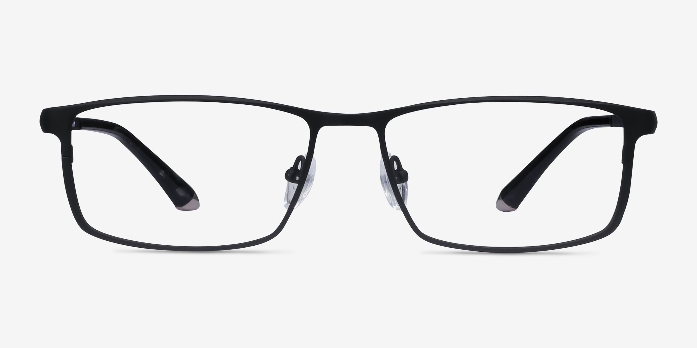 Driven Noir TitaniumMontures de lunettes de vue d'EyeBuyDirect, Vue de Face