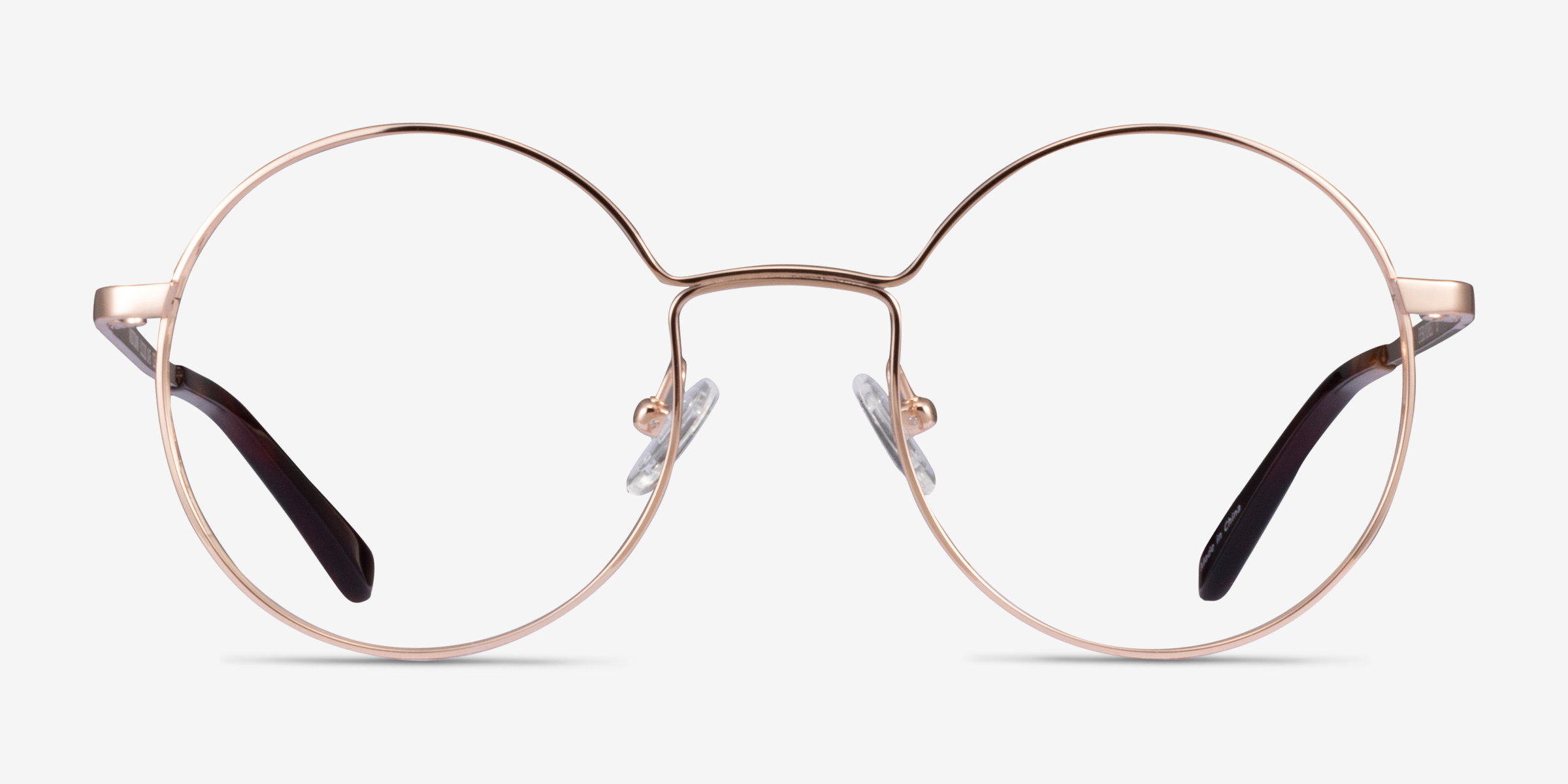 Midtown Or rose TitaniumMontures de lunettes de vue d'EyeBuyDirect, Vue de Face