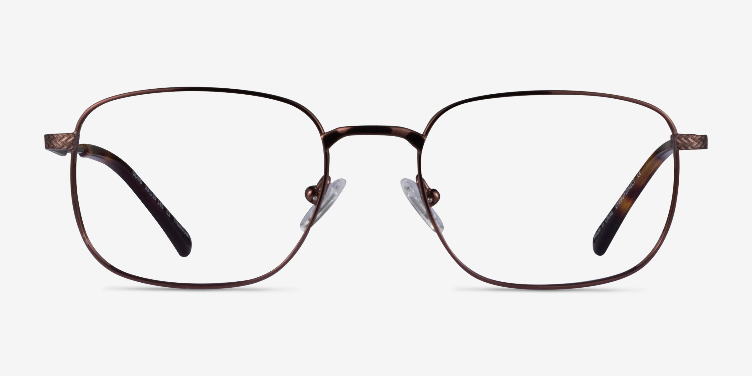 Gong Café TitaniumMontures de lunettes de vue d'EyeBuyDirect, Vue de Face