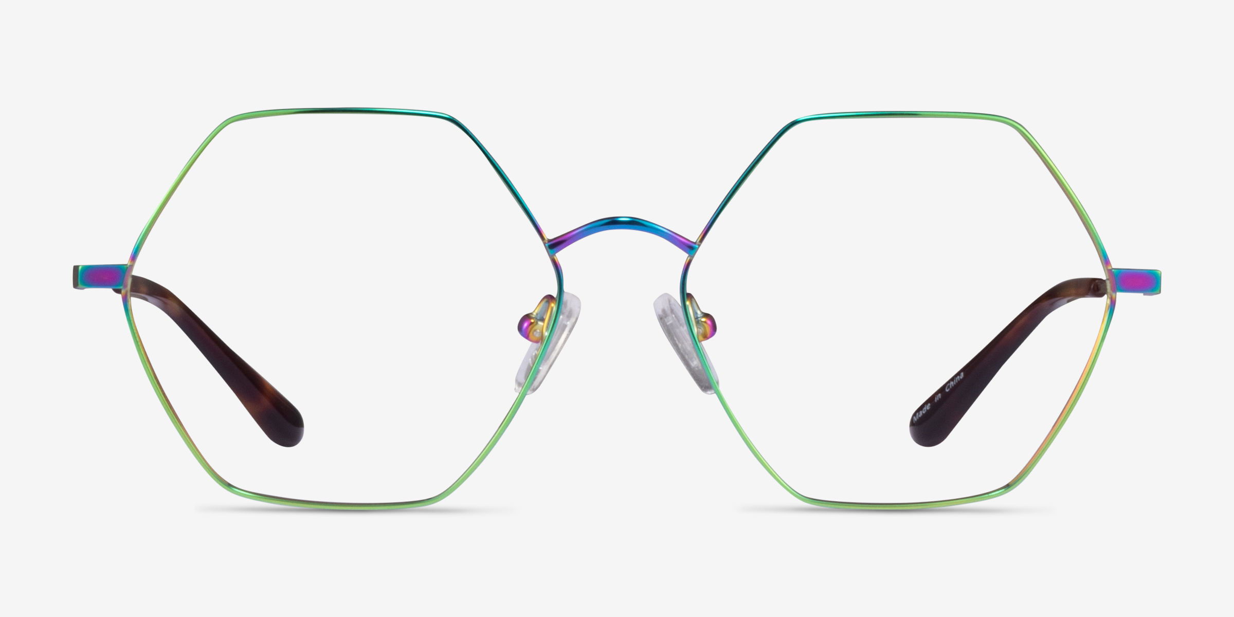 Esto Arc-en-ciel TitaniumMontures de lunettes de vue d'EyeBuyDirect, Vue de Face