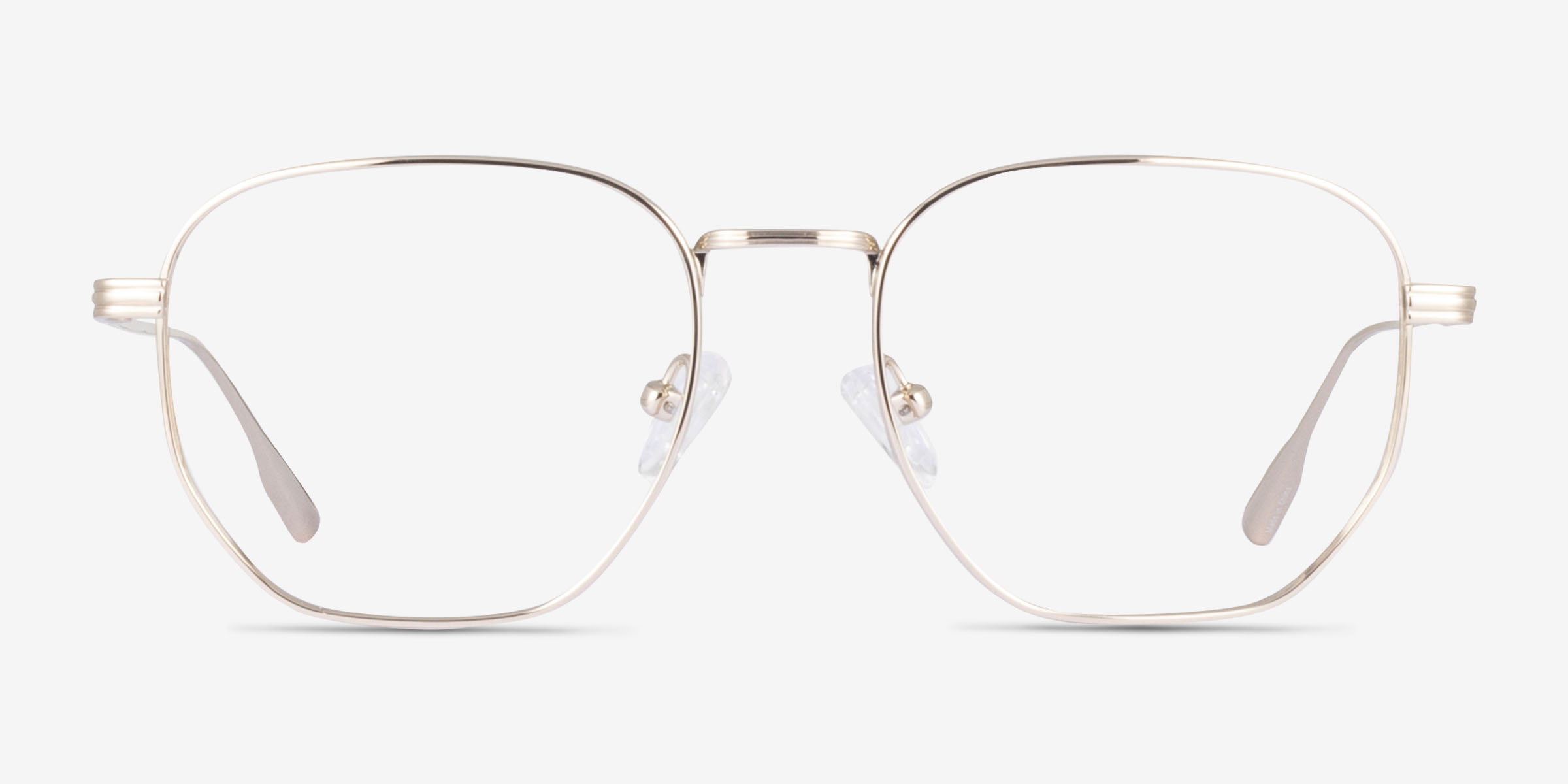 Lumi Doré TitaniumMontures de lunettes de vue d'EyeBuyDirect, Vue de Face