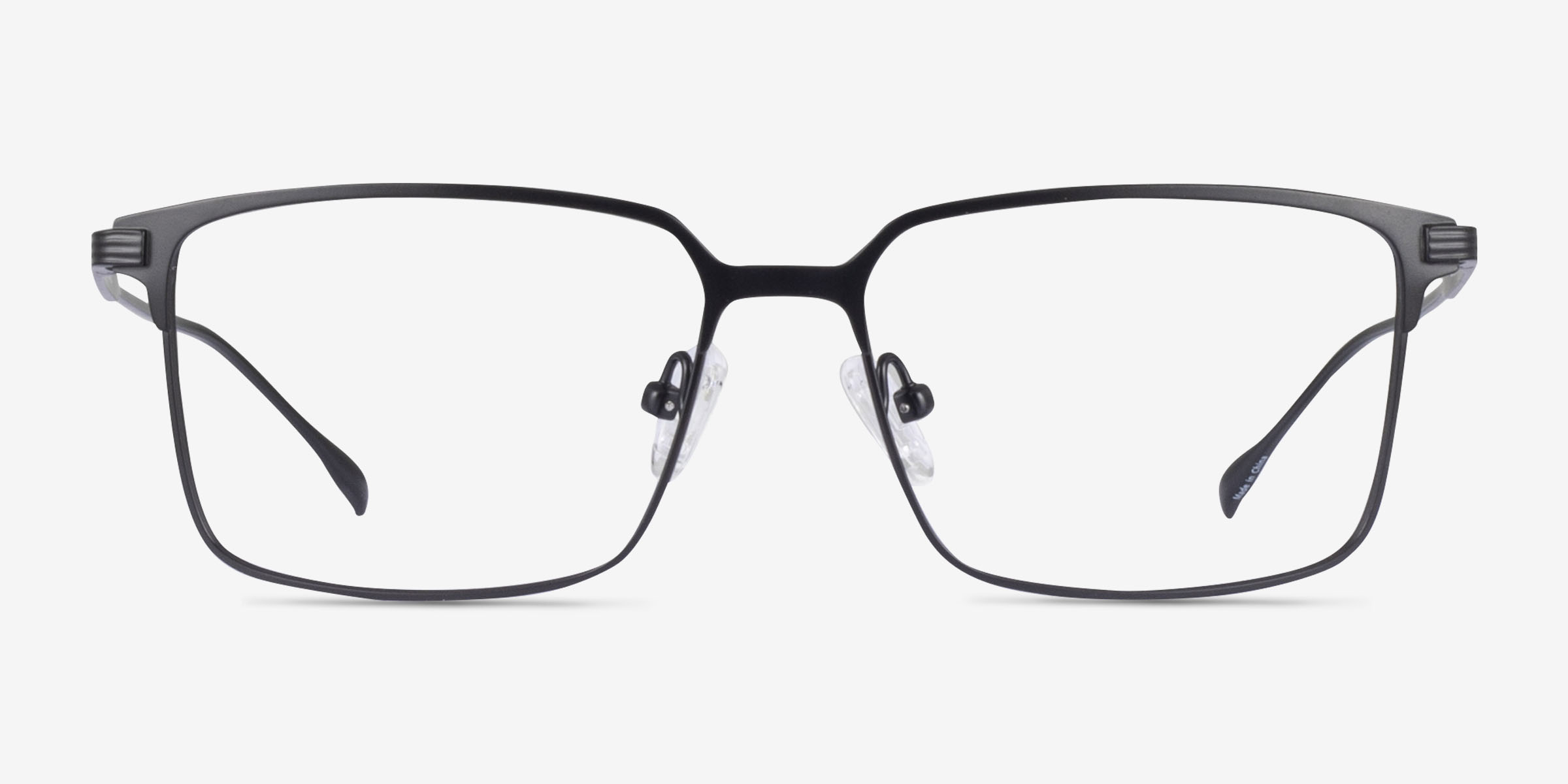 Nano Noir TitaniumMontures de lunettes de vue d'EyeBuyDirect, Vue de Face