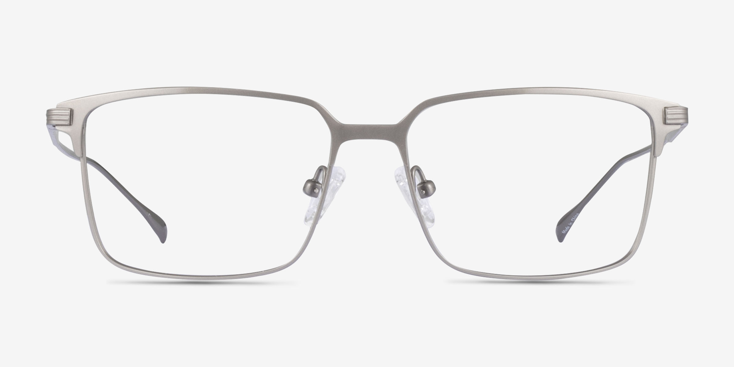 Nano Argenté TitaniumMontures de lunettes de vue d'EyeBuyDirect, Vue de Face