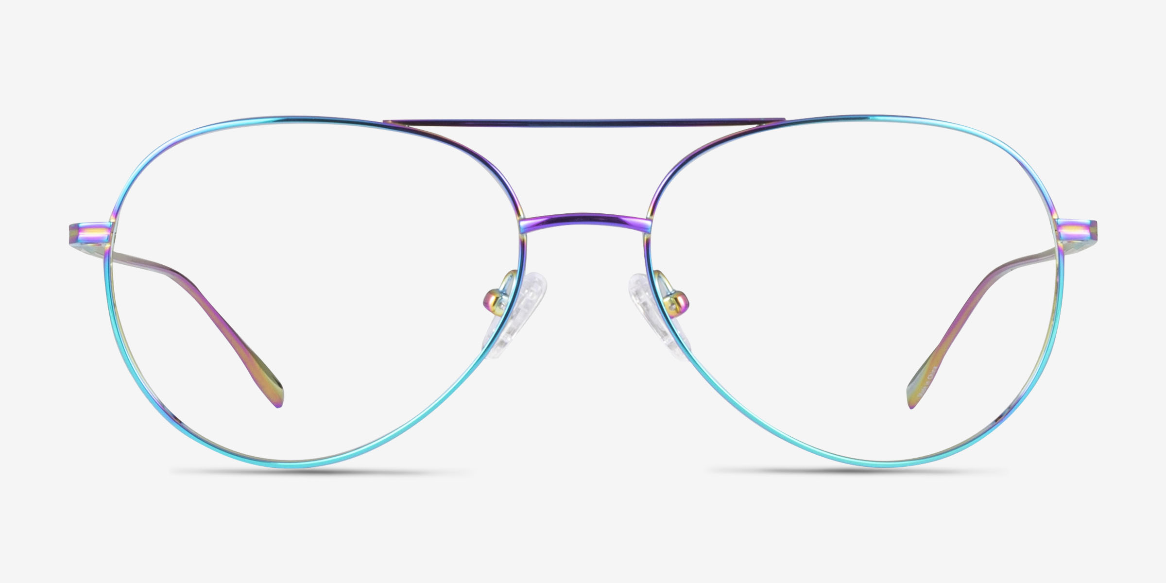 Vivo Multicolore TitaniumMontures de lunettes de vue d'EyeBuyDirect, Vue de Face