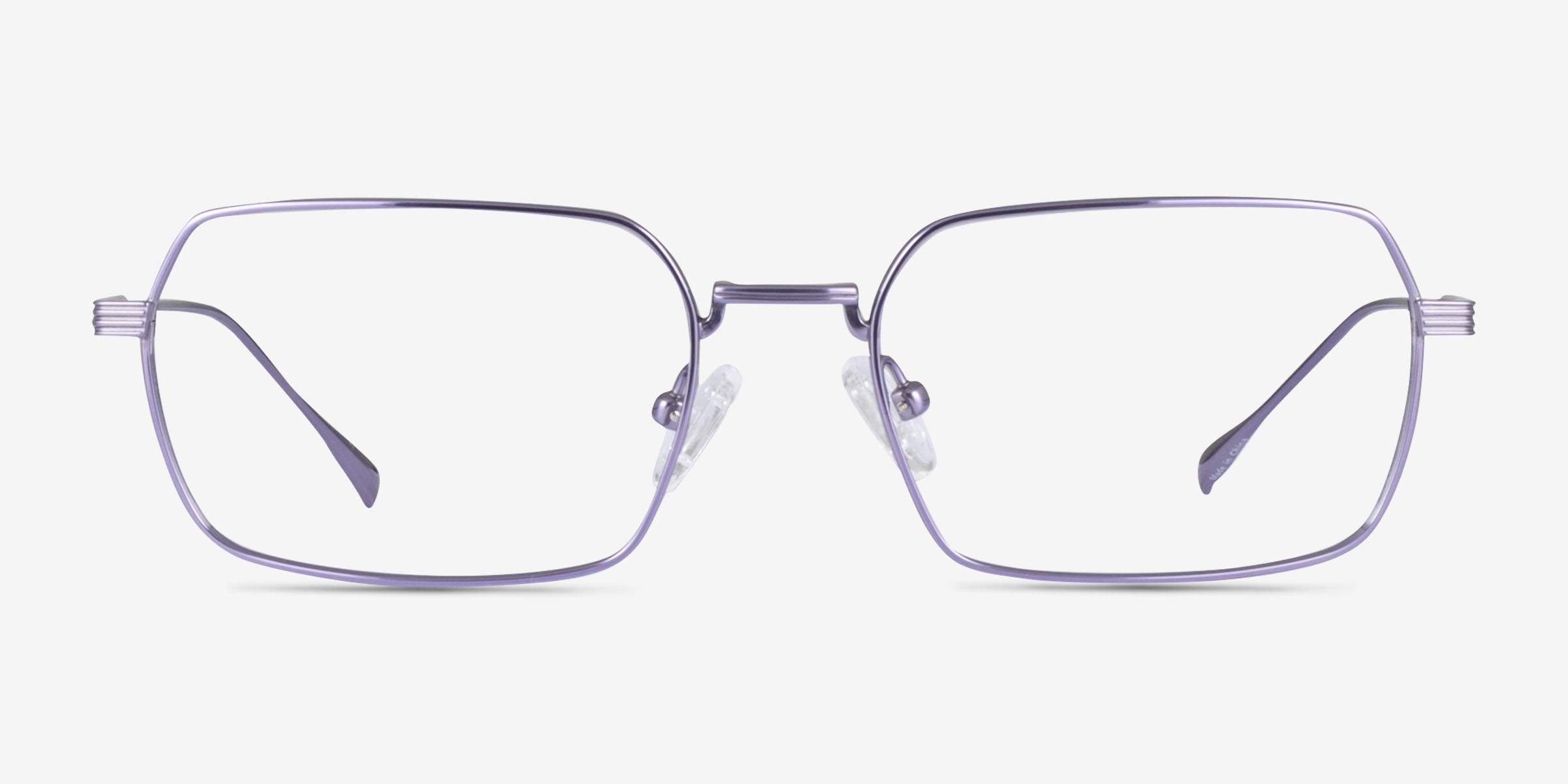Nexo Violet TitaniumMontures de lunettes de vue d'EyeBuyDirect, Vue de Face