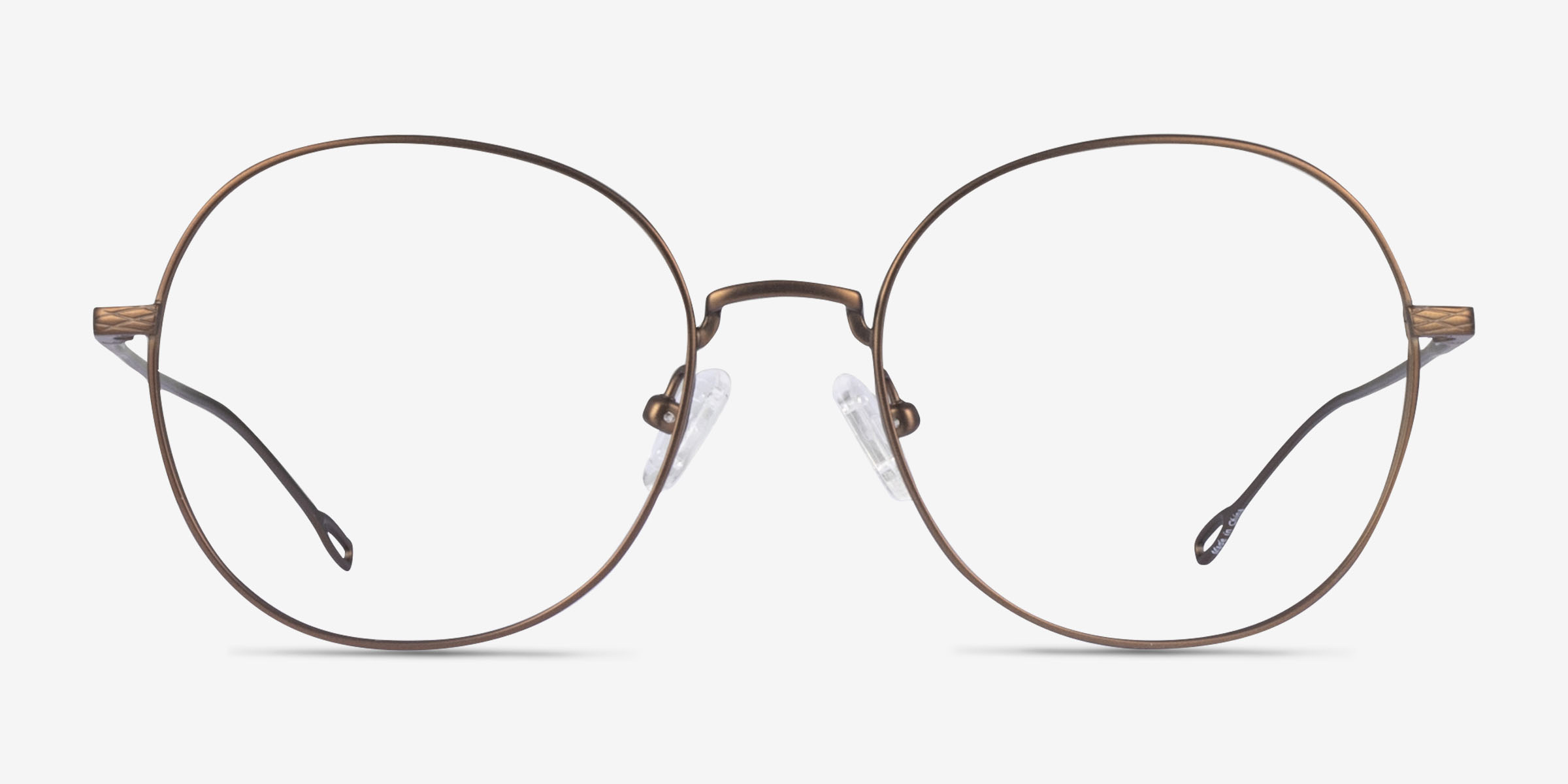 Zero Bronze TitaniumMontures de lunettes de vue d'EyeBuyDirect, Vue de Face