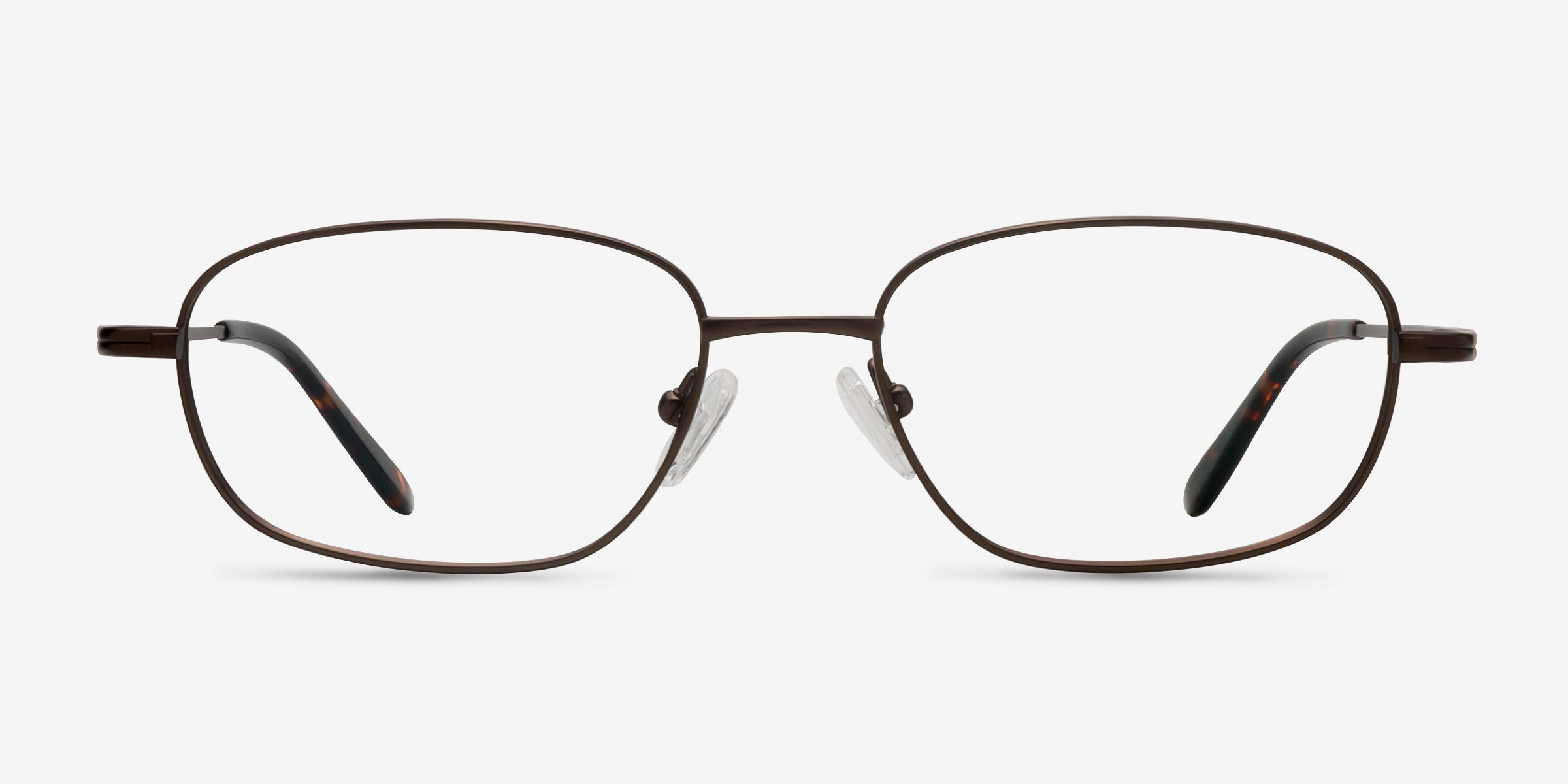 Setup Coffee TitaniumMontures de lunettes de vue d'EyeBuyDirect, Vue de Face