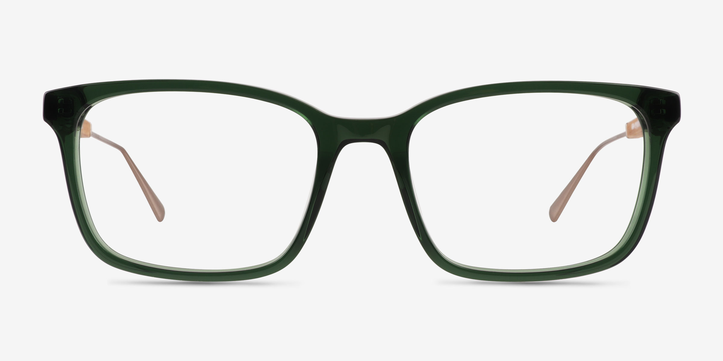 Branch Vert Wood-textureMontures de lunettes de vue d'EyeBuyDirect, Vue de Face