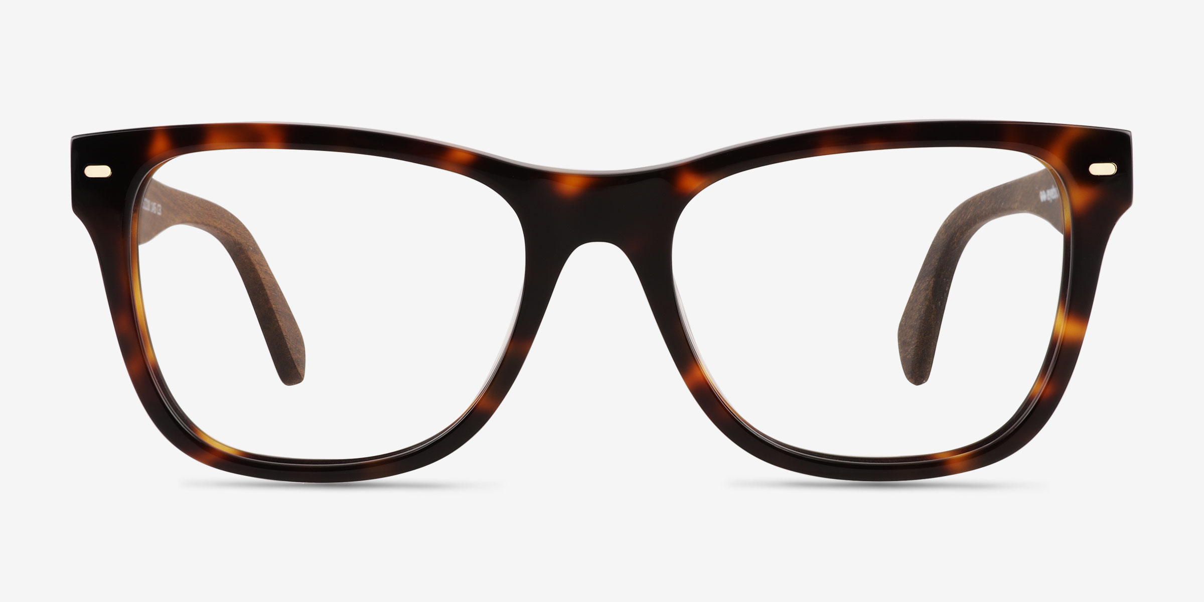 Nature Écailles Wood-textureMontures de lunettes de vue d'EyeBuyDirect, Vue de Face