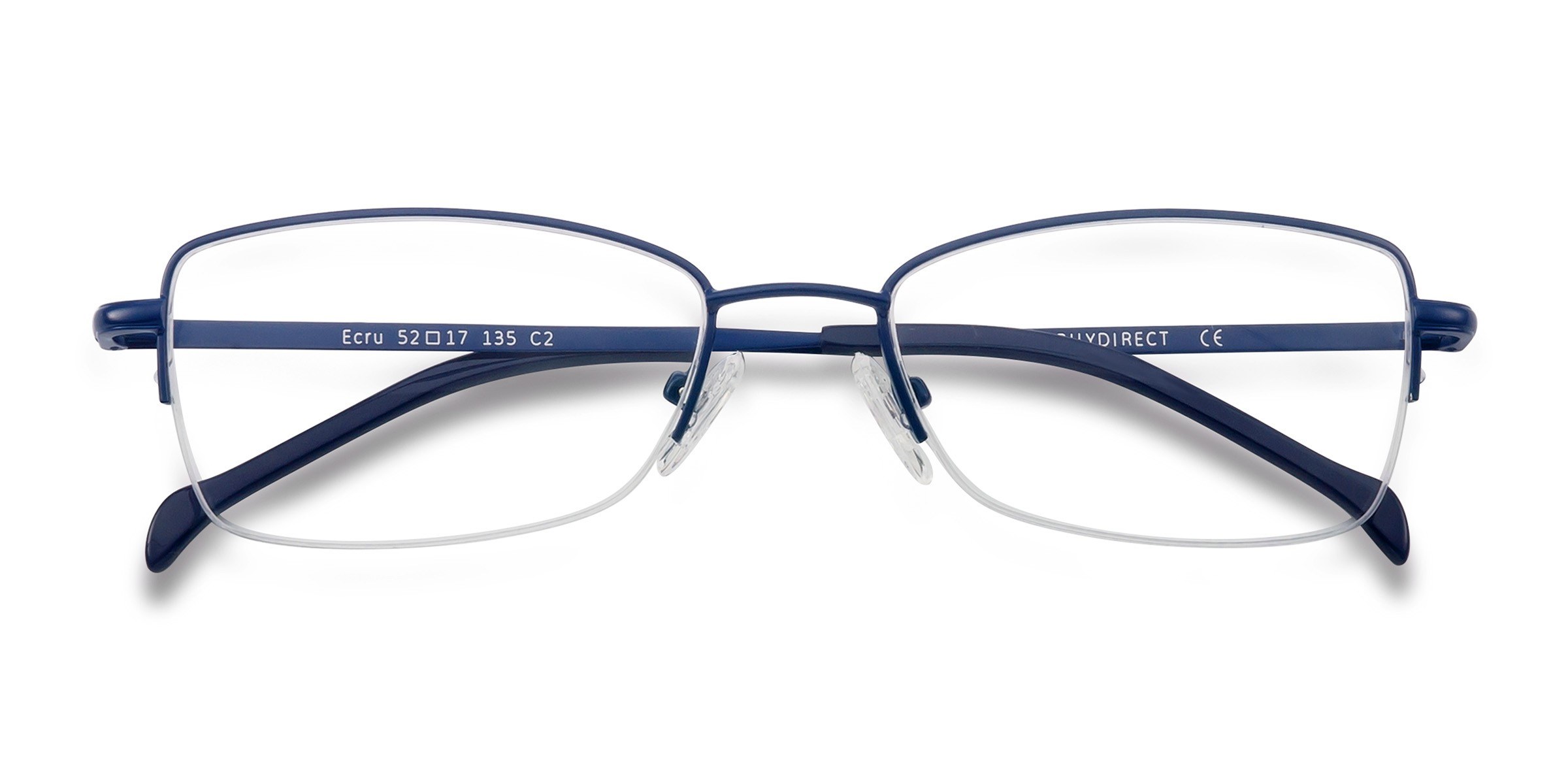 Navy Ecru -  Metal Eyeglasses