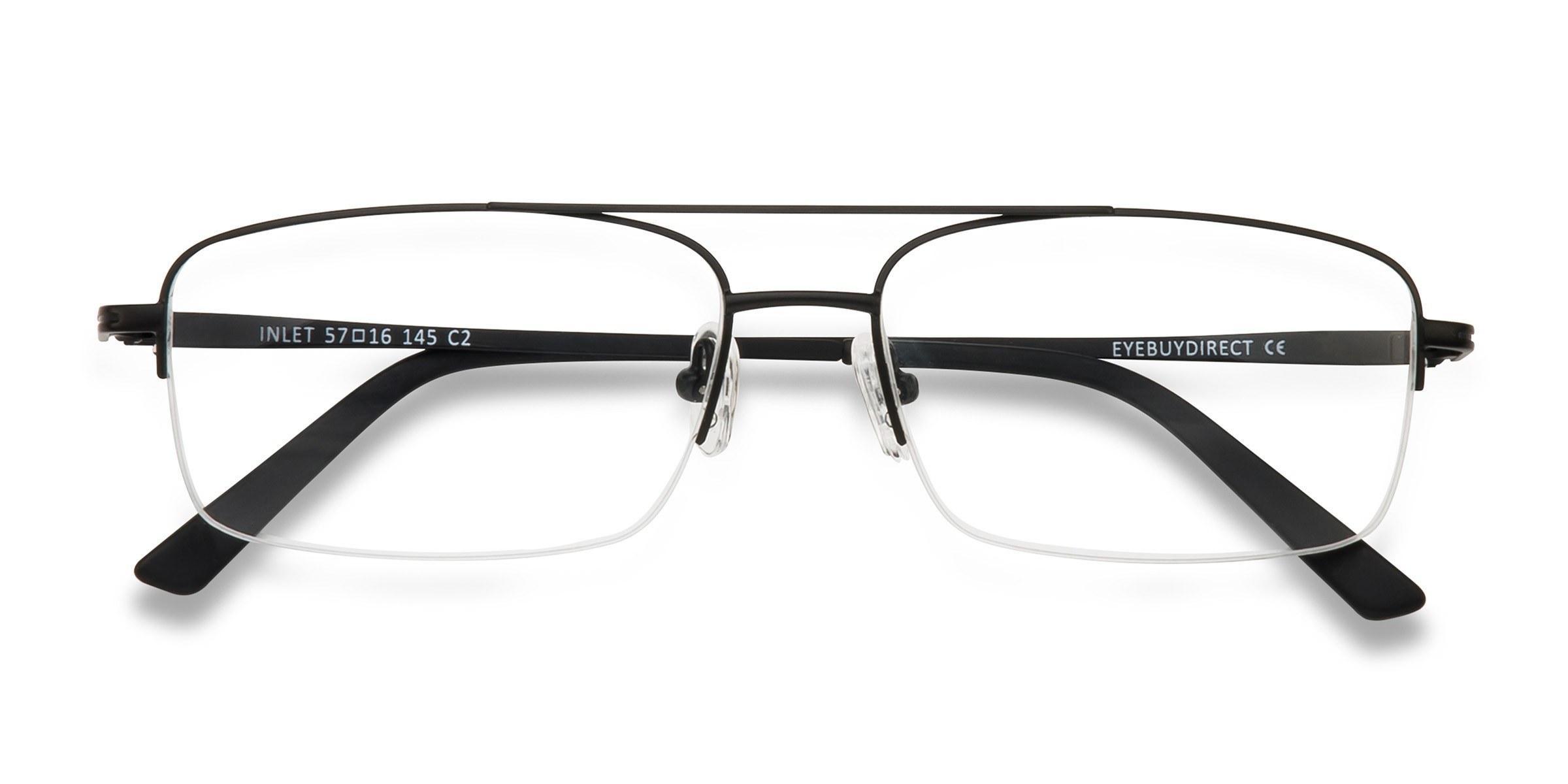Black Inlet -  Metal Eyeglasses