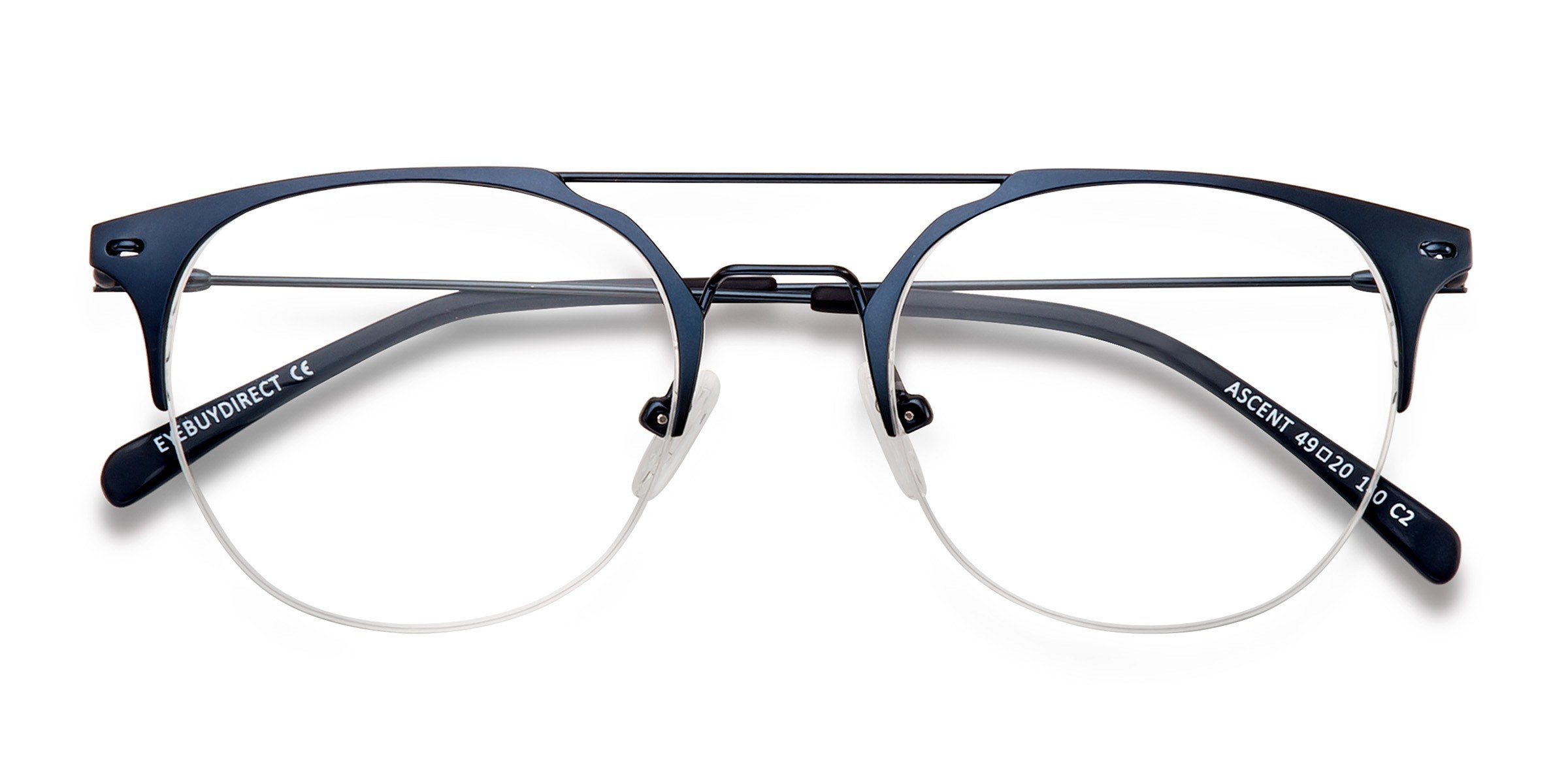 Navy Ascent -  Metal Eyeglasses
