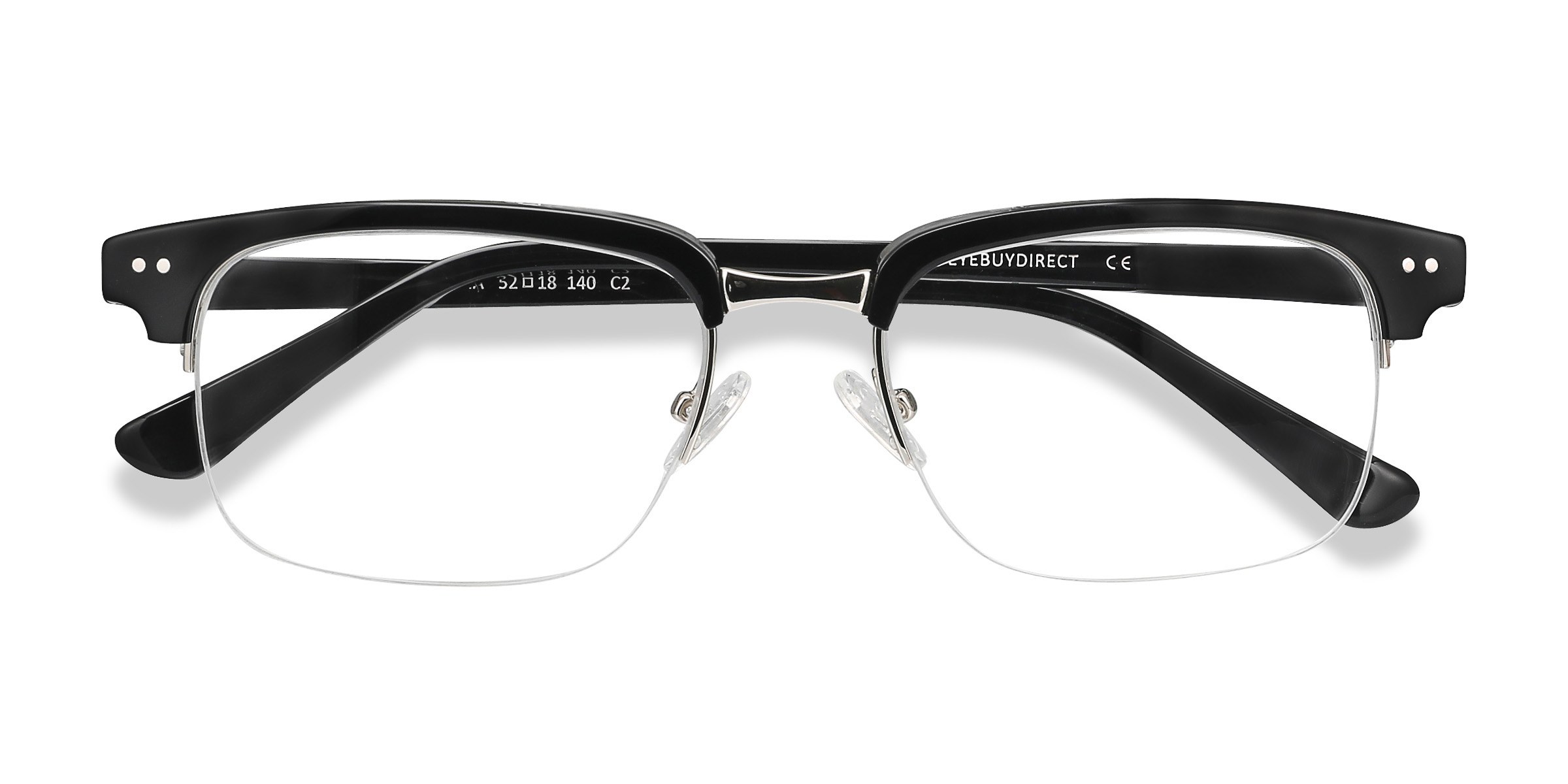 Black Kurma -  Acetate Eyeglasses
