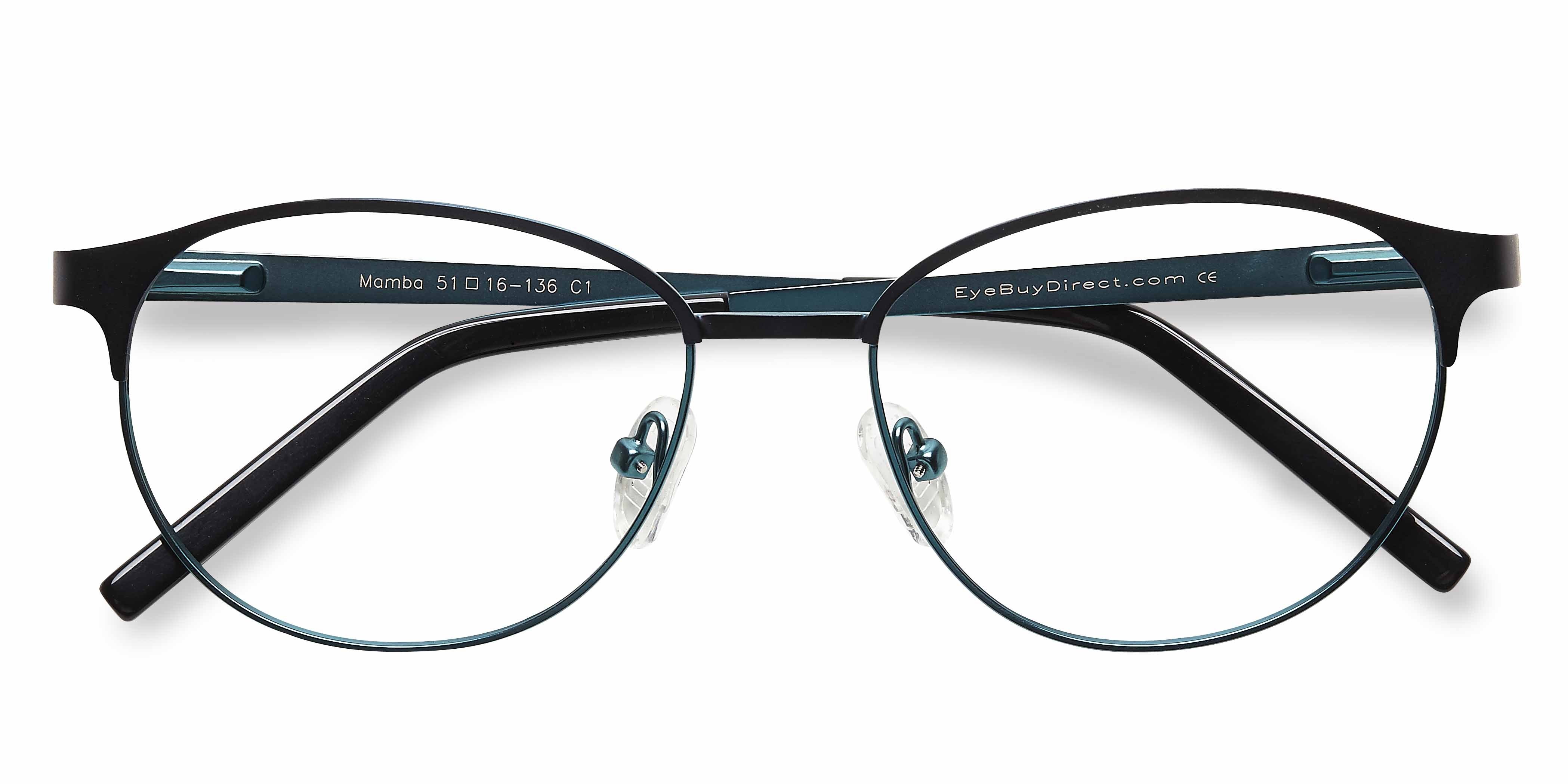 Navy Mamba -  Metal Eyeglasses