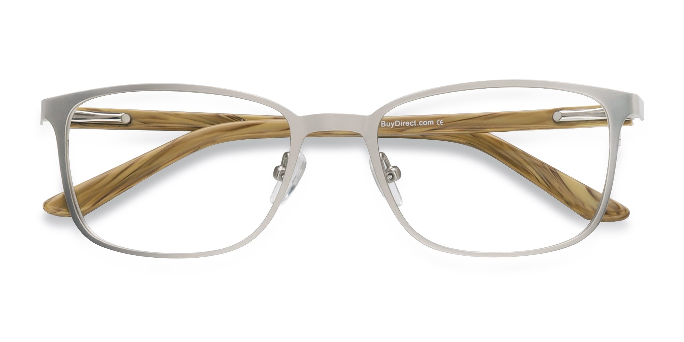 Light Gunmetal Lines - Métal Lunettes de vue