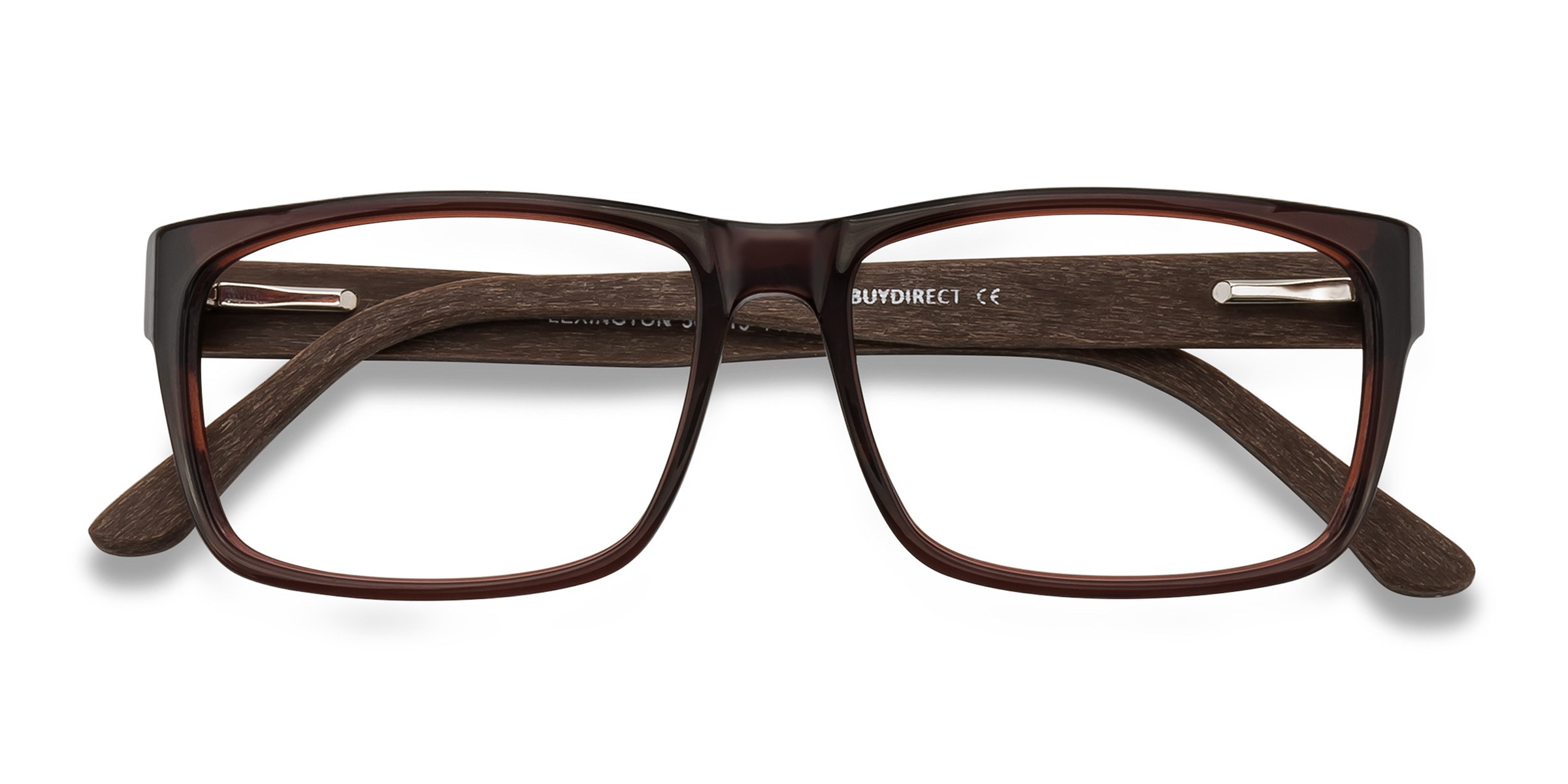 Brun Lexington -  Wood-texture Lunettes de vue