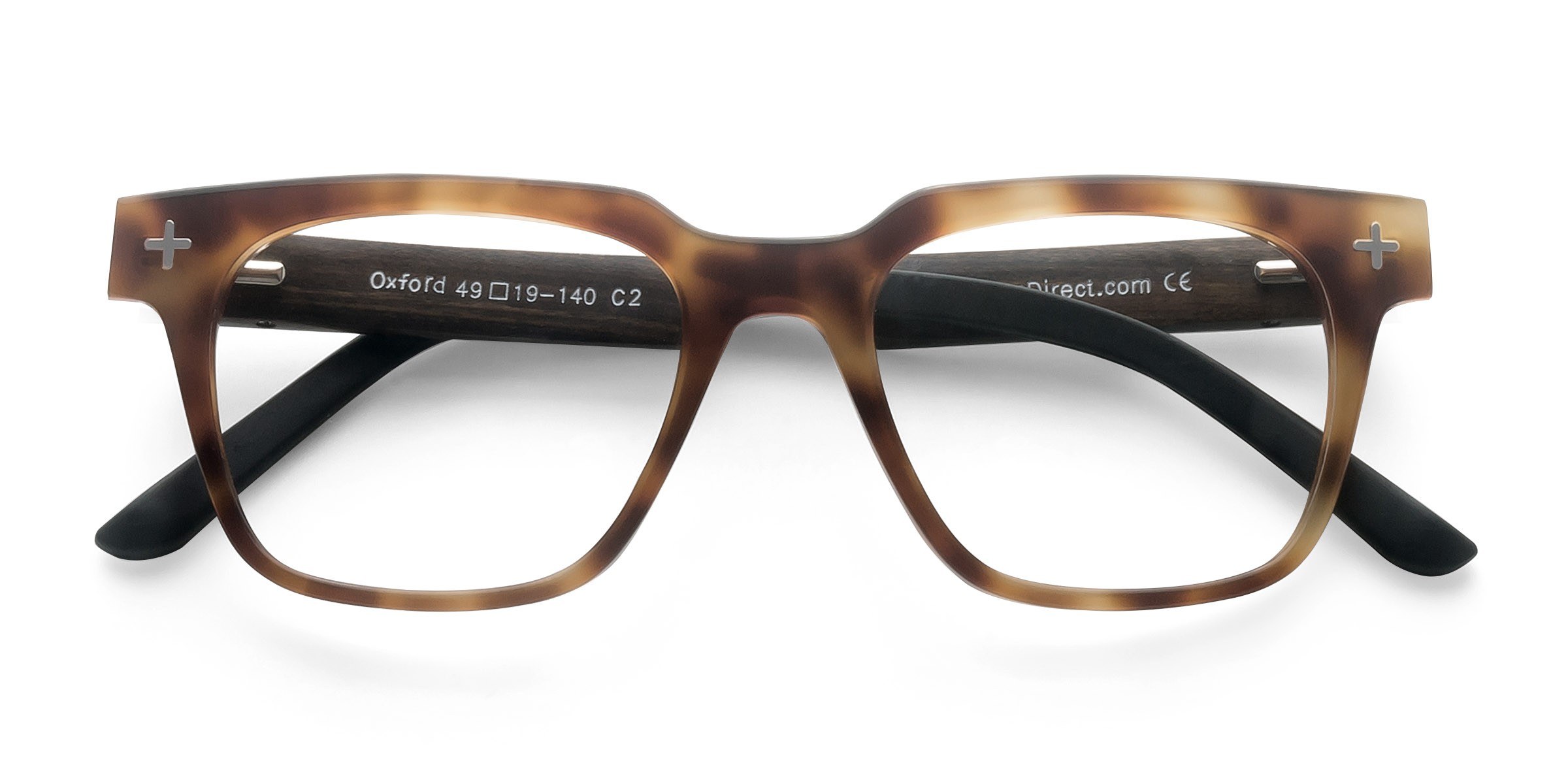 Brown/Tortoise Oxford -  Wood-texture Lunettes de vue
