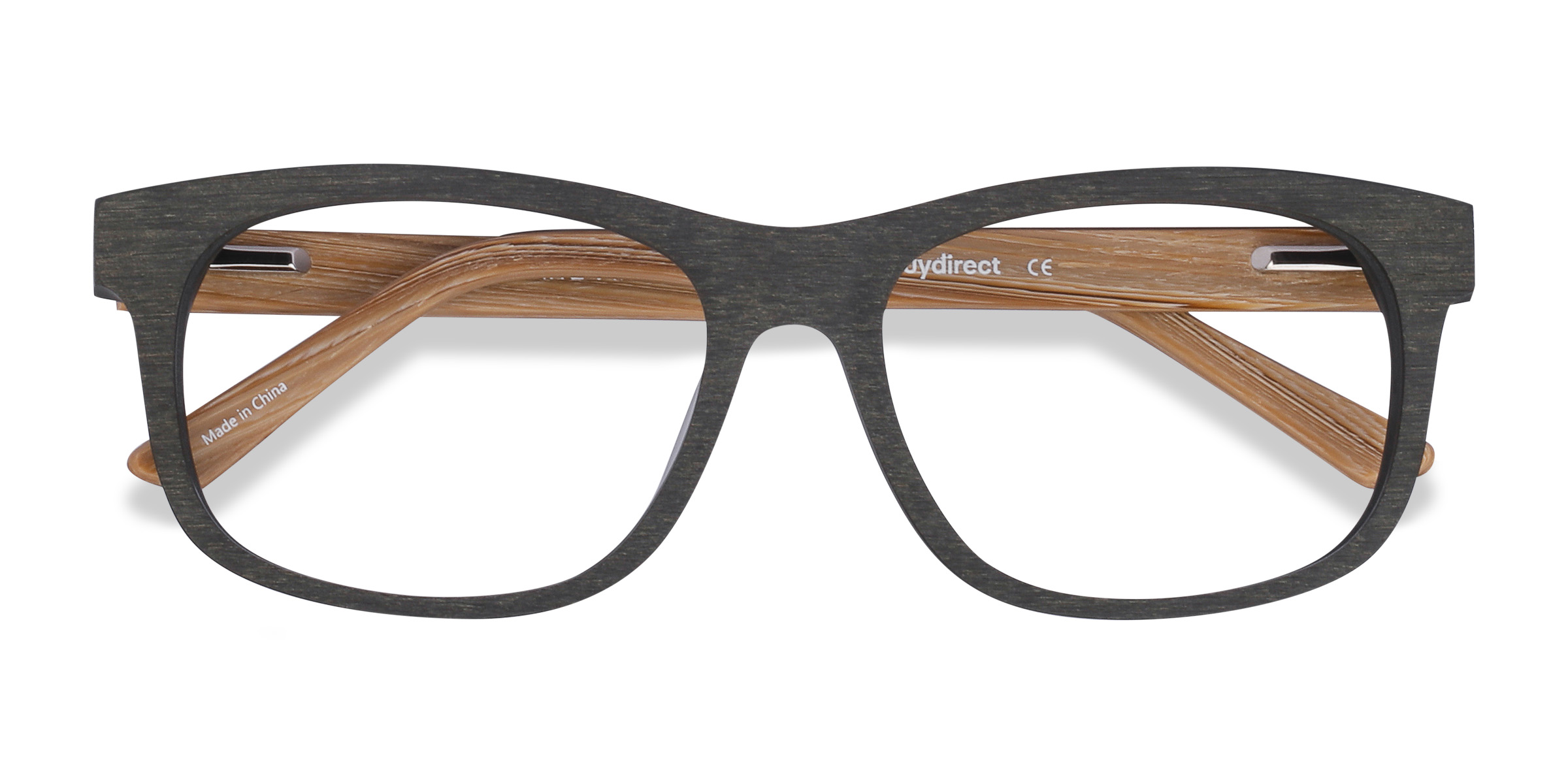 Olive White Pine -  Acetate Eyeglasses
