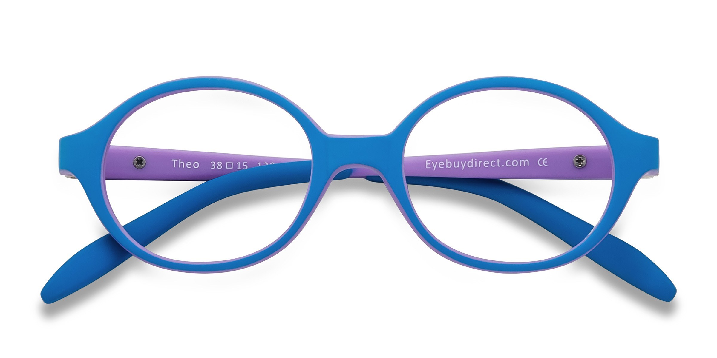 Blue/Purple Theo -  Plastique Lunettes de vue