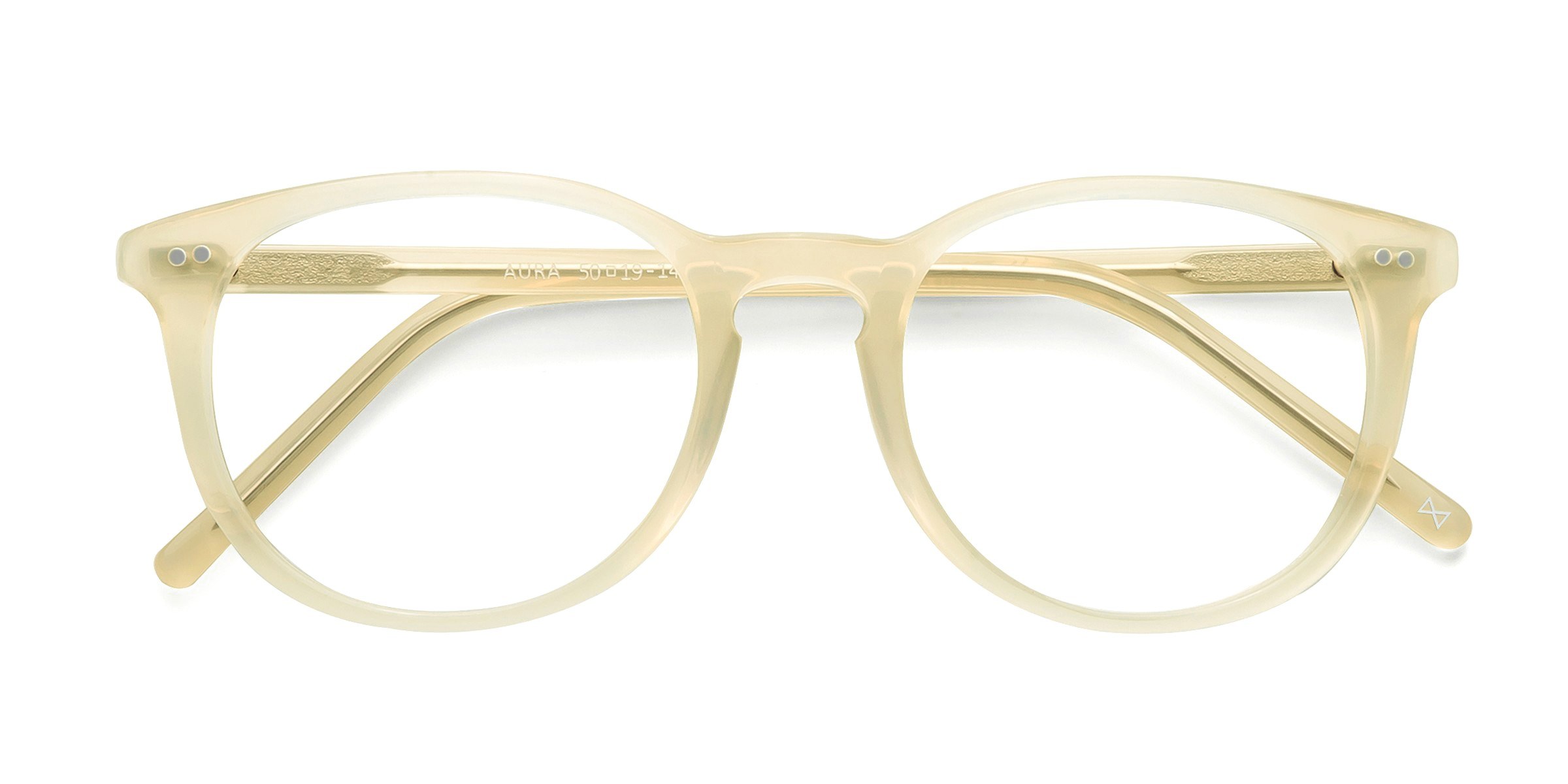 Frosted Vanilla Aura -  Acetate Eyeglasses